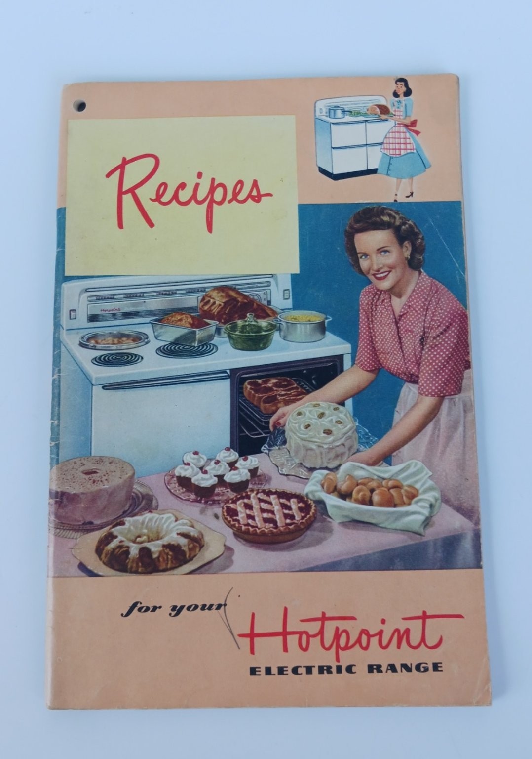 Vintage Hotpoint Electric Range Recipes Booklet Cook Book Kitchen Appliance Vintage Hotpoint Electric Range Recipes Booklet Cook Book Kitchen Appliance