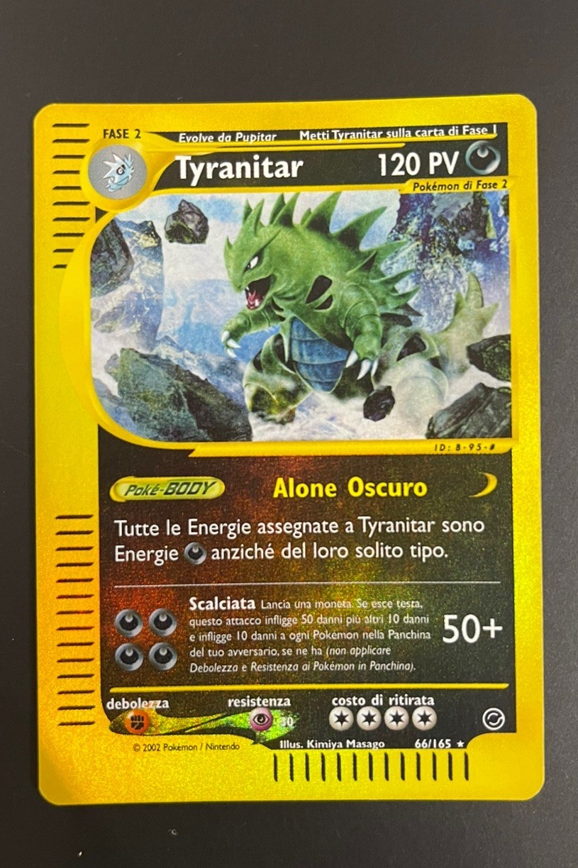 Tyranitar Reverse holo foil Expedition #66/165 NM/MT candidate: PSA 9/10 BGS 10 