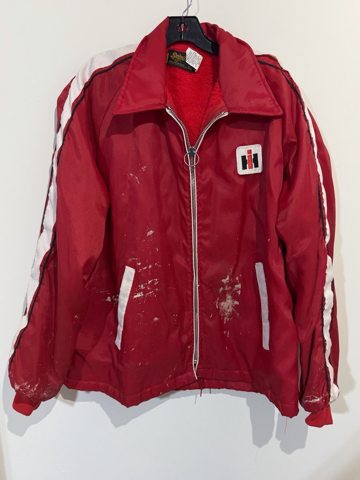 Vintage IH International Harvester Medium Weight Jacket L 1970's Swingster Vintage IH International Harvester Medium Weight Jacket L 1970's Swingster