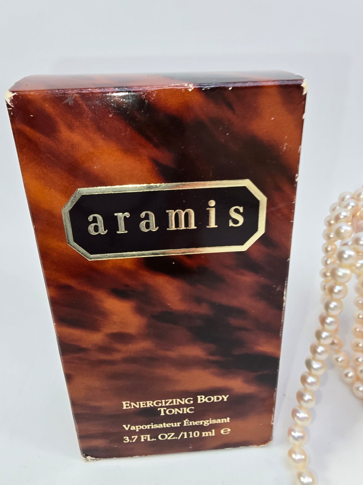 Vintage 1991 Aramis Energizing Body Tonic 3.7 oz 110ml A91 w/ Box Scarce