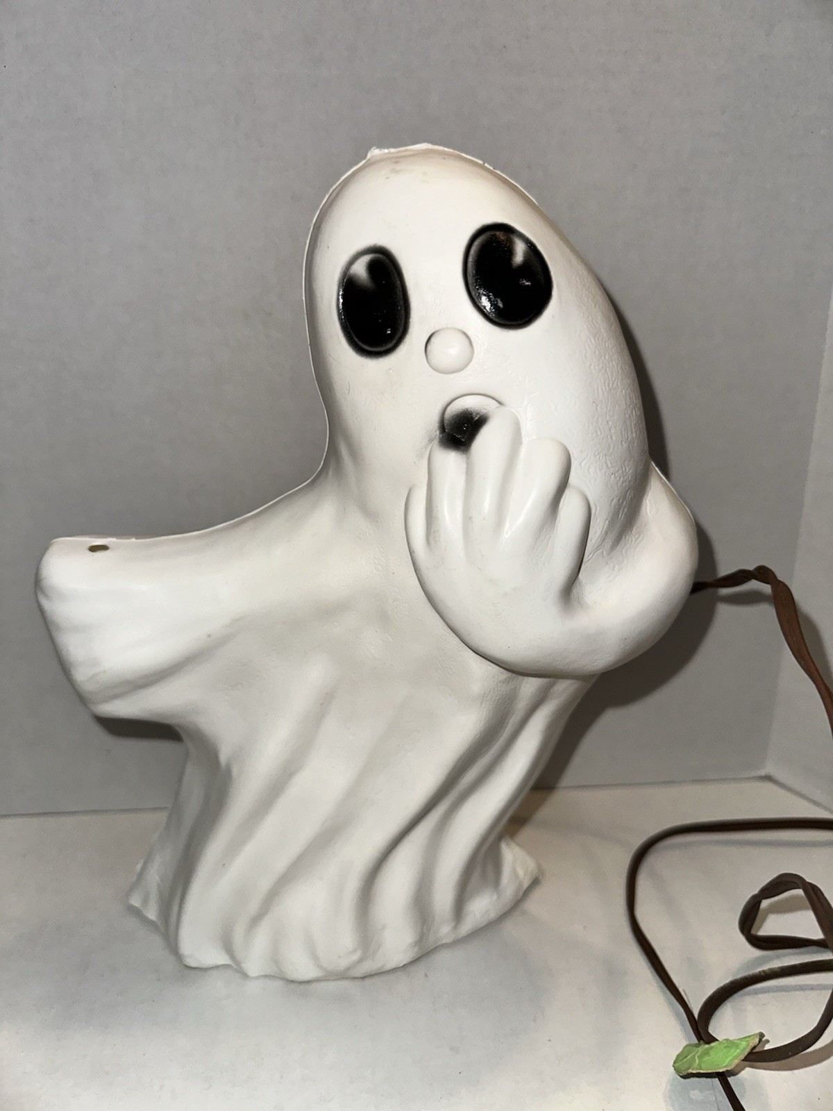 Vintage Ghost Blow Mold 11in 1970s Lighted Halloween Rare Untested Vintage Ghost Blow Mold 11in 1970s Lighted Halloween Rare Untested