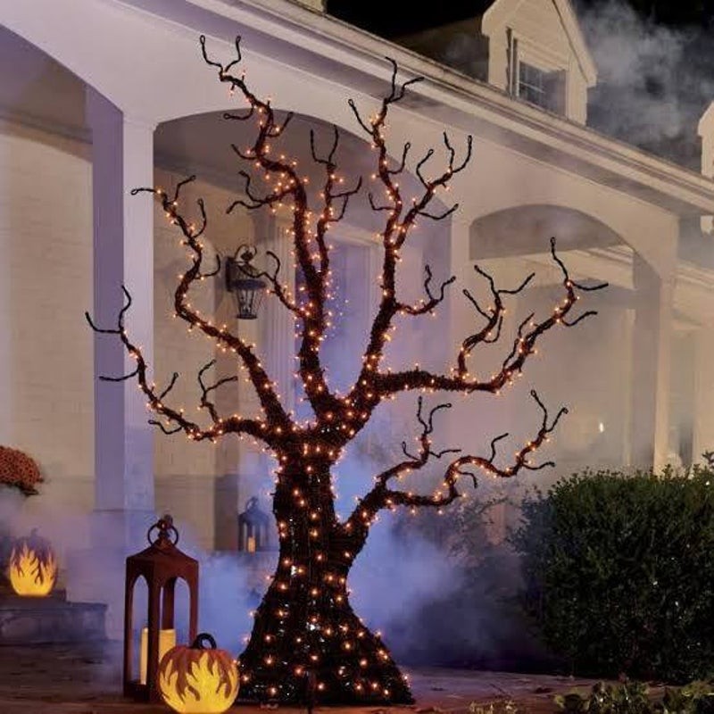 Grandin Road 3.5\' Pre-Lit Spooky Willow Tree 27863/1546121 NOS