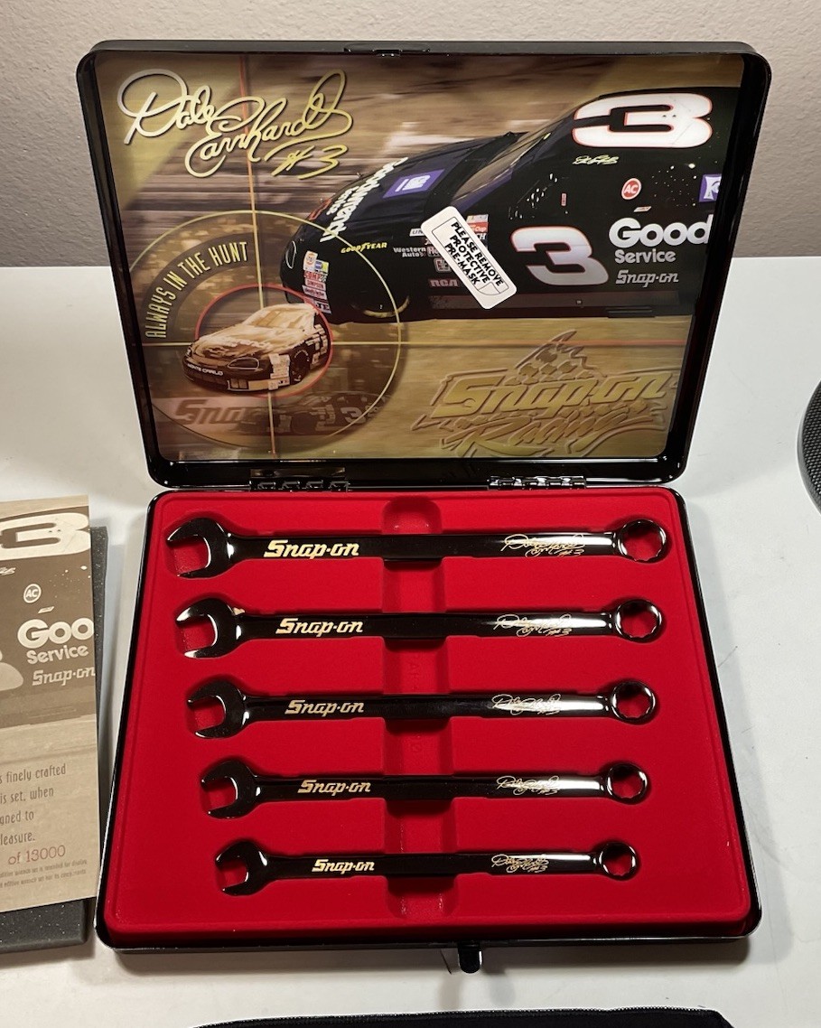 Snap On Dale Earnhardt 5 Pc.Wrench Set Limited Edition OEX705BE2X NEW USA Snap On Dale Earnhardt 5 Pc.Wrench Set Limited Edition OEX705BE2X NEW USA