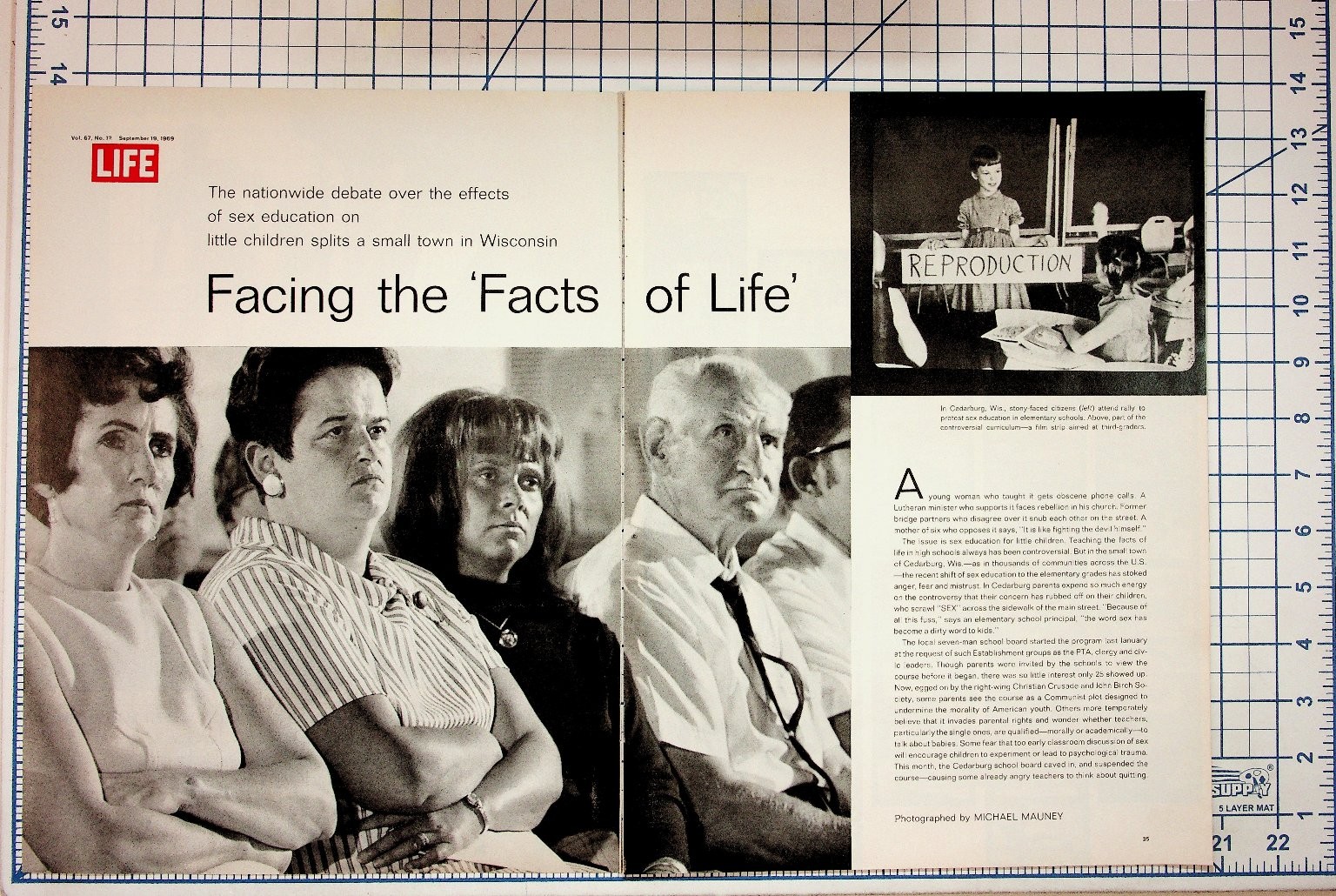 1969 LIFE Magazine Article: Sex Ed Debate in Wisconsin - Cedarburg 1969 LIFE Magazine Article: Sex Ed Debate in Wisconsin - Cedarburg