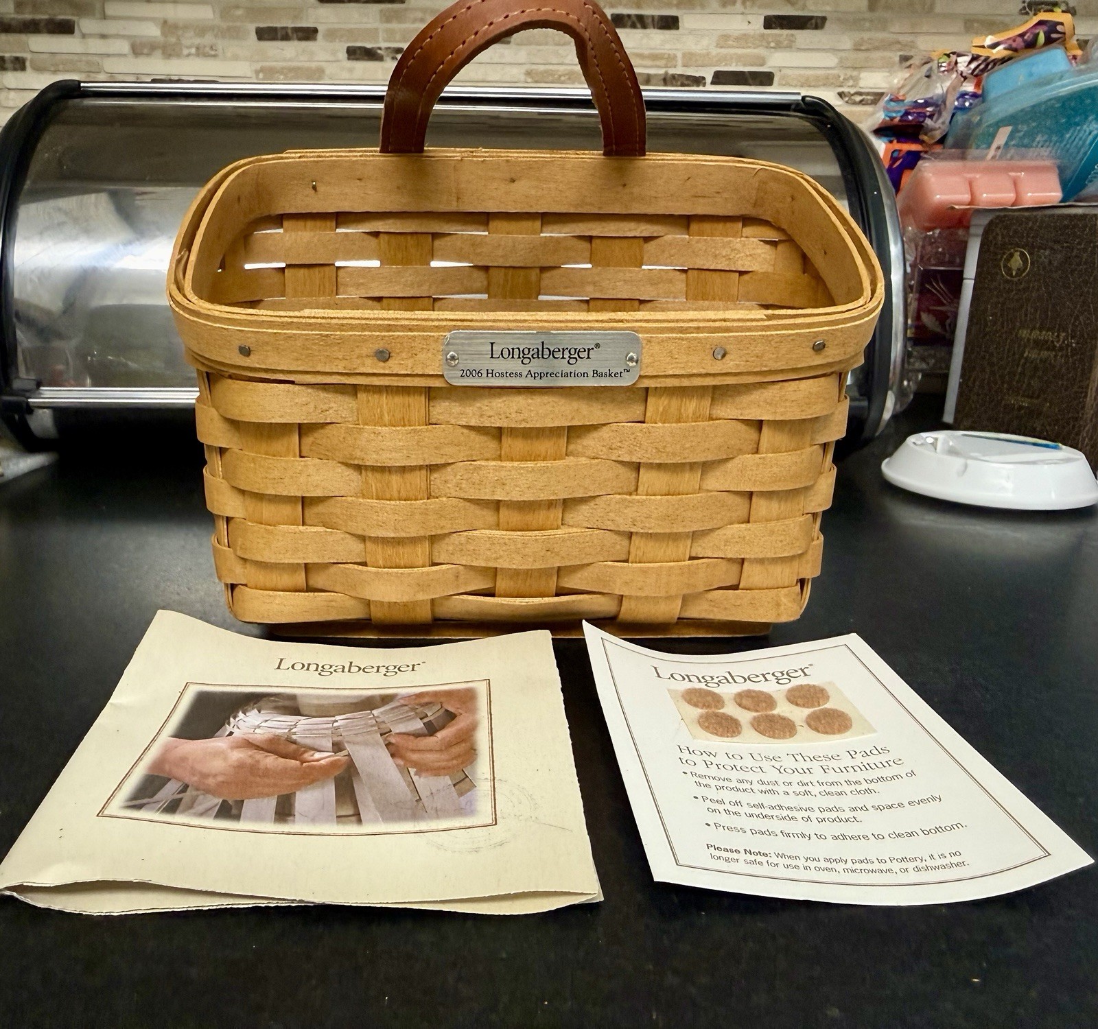 Longaberger 2006 Hostess Appreciation Basket New In Bag