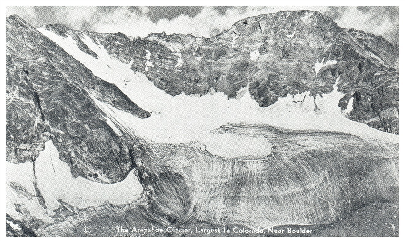 Vintage Postcard Arapahoe Glacier Near Boulder Colorado Vintage Postcard Arapahoe Glacier Near Boulder Colorado