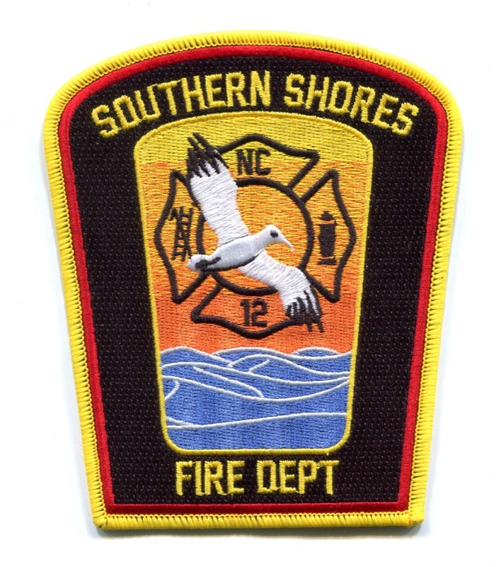 Southern Shores Fire Department 12 Patch North Carolina NC