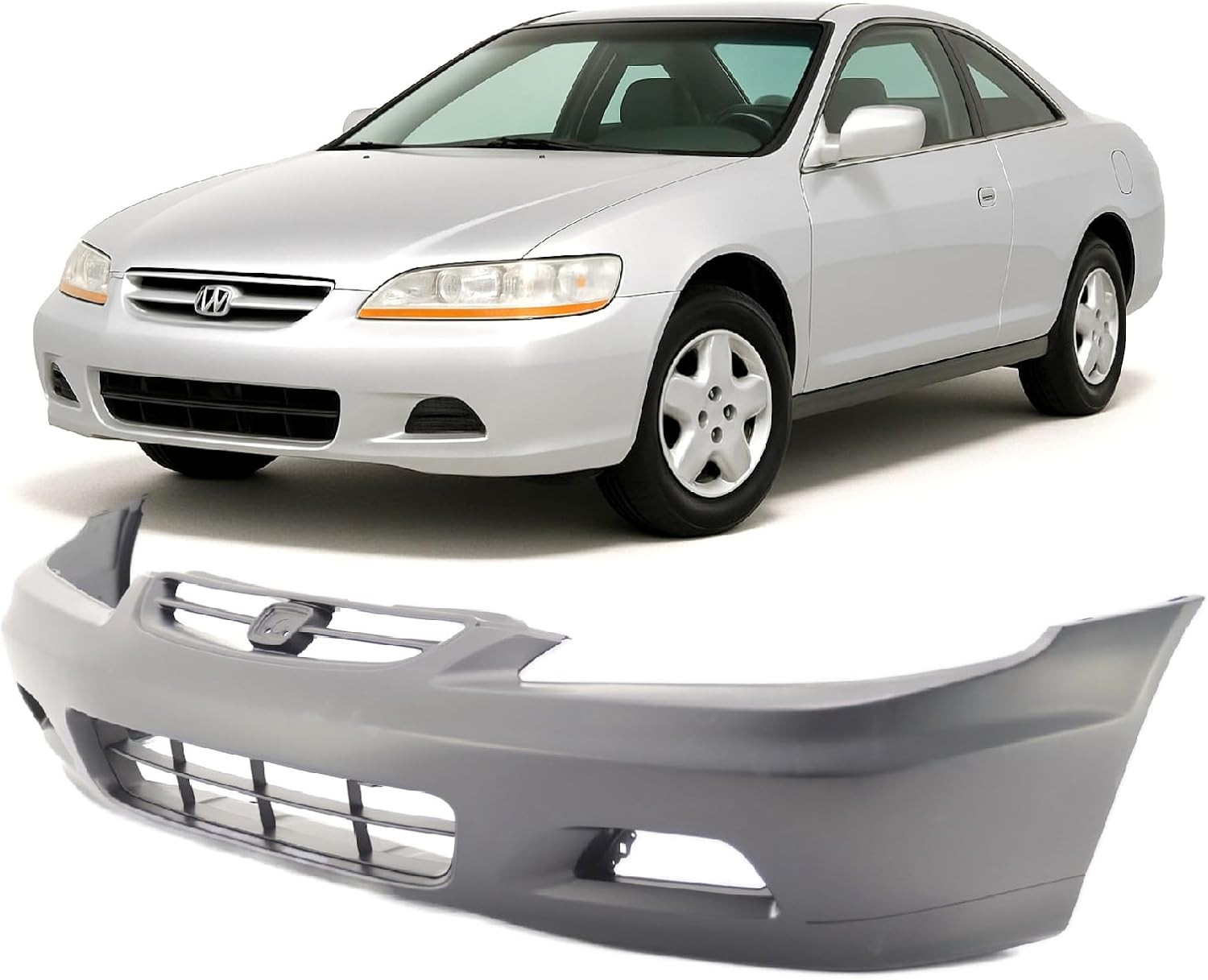 Compatible with Honda Accord 2001–2002 Front Bumper Cover