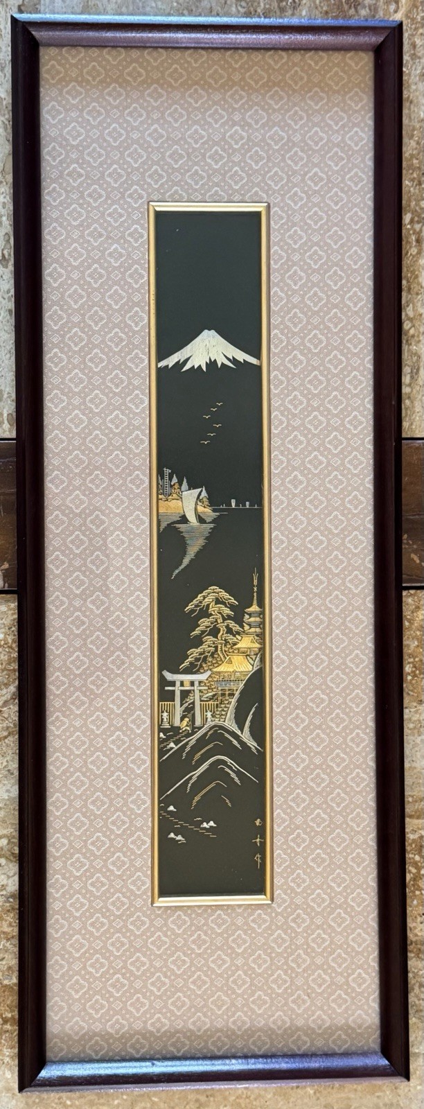 Vintage Amita Japanese Damascene Gold& Silver ~ Master Damascene Minai Torahiko Vintage Amita Japanese Damascene Gold& Silver ~ Master Damascene Minai Torahiko