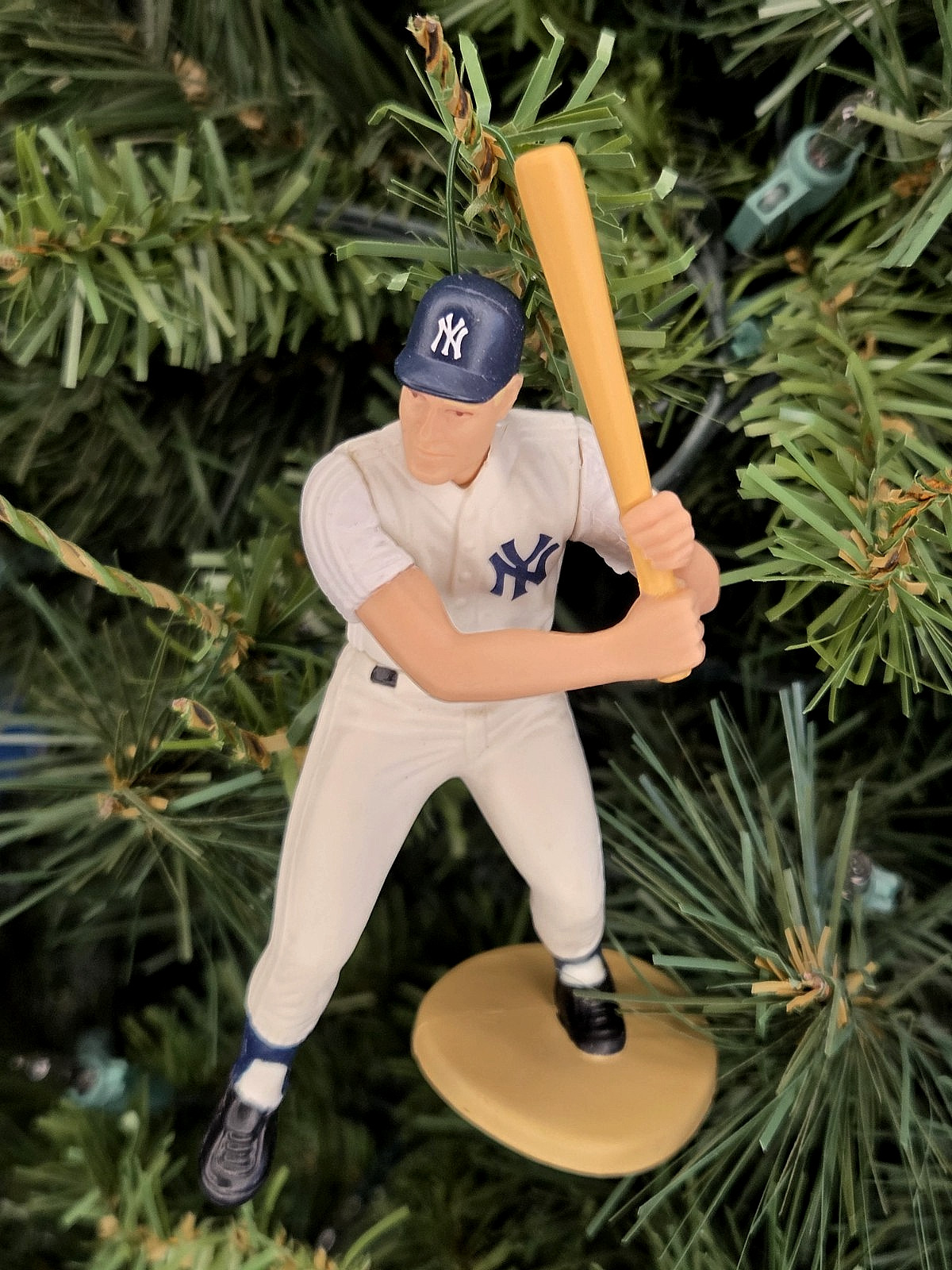 Roger Maris New York Yankees Baseball MLB Xmas Ornament Holiday vtg Jersey #9