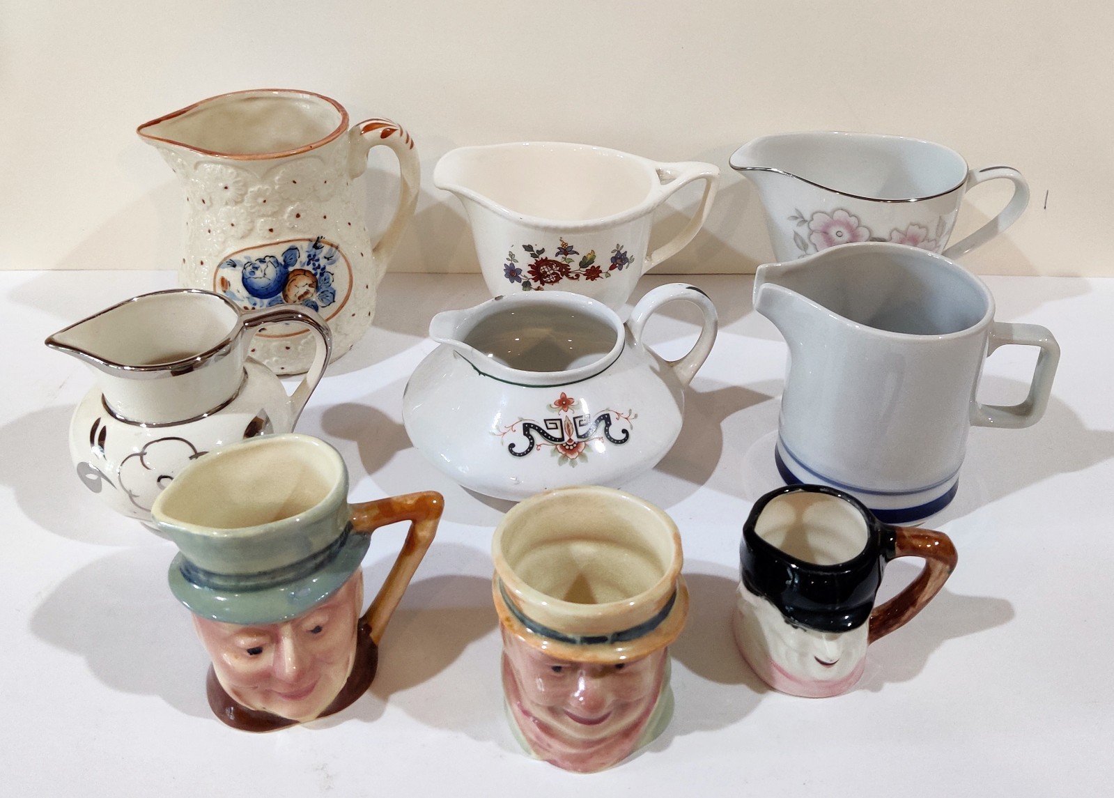 9 Piece Creamer Collection - Some vintage, some antique - LOCAL PICKUP
