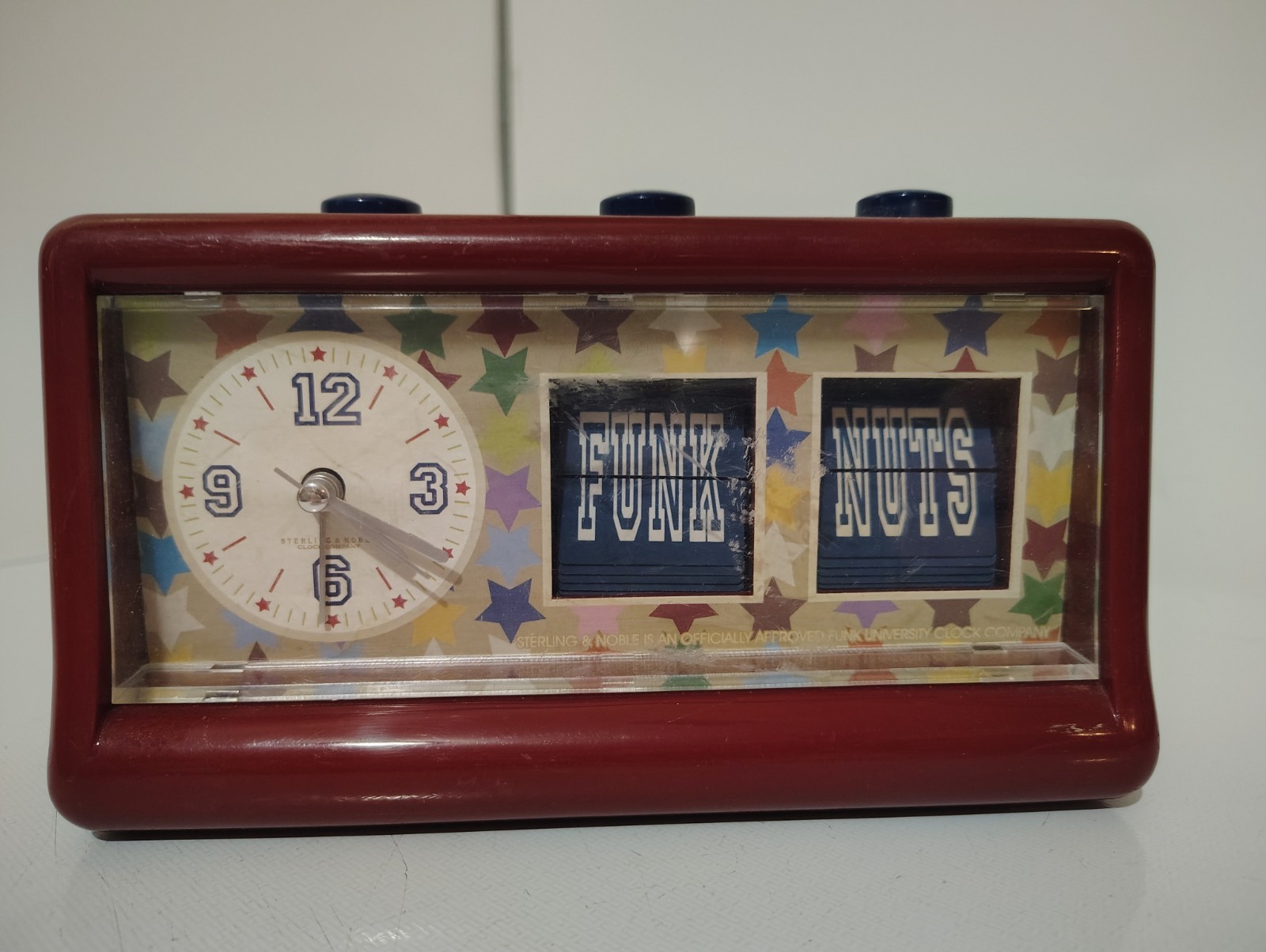 Vintage Extremely Rare Funk University Clock By Sterling & Noble Vintage Extremely Rare Funk University Clock By Sterling & Noble