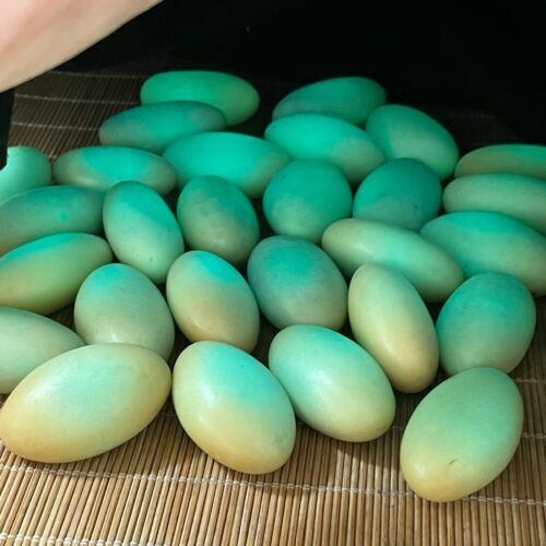 2.2lb 35-40pcs Glow In The Dark Tibetan Wealth God Ancient Luminous Stone Egg