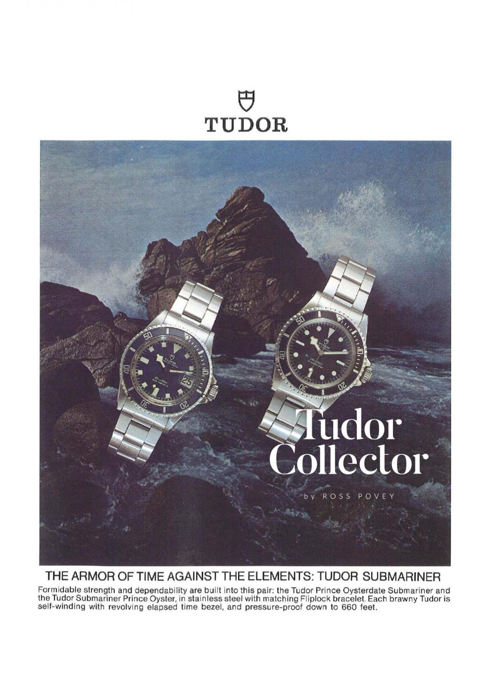 Tudor Watch Vintage Classic Luxury Ad Reprint – 8x10 Glossy Printed Photo Tudor Watch Vintage Classic Luxury Ad Reprint – 8x10 Glossy Printed Photo
