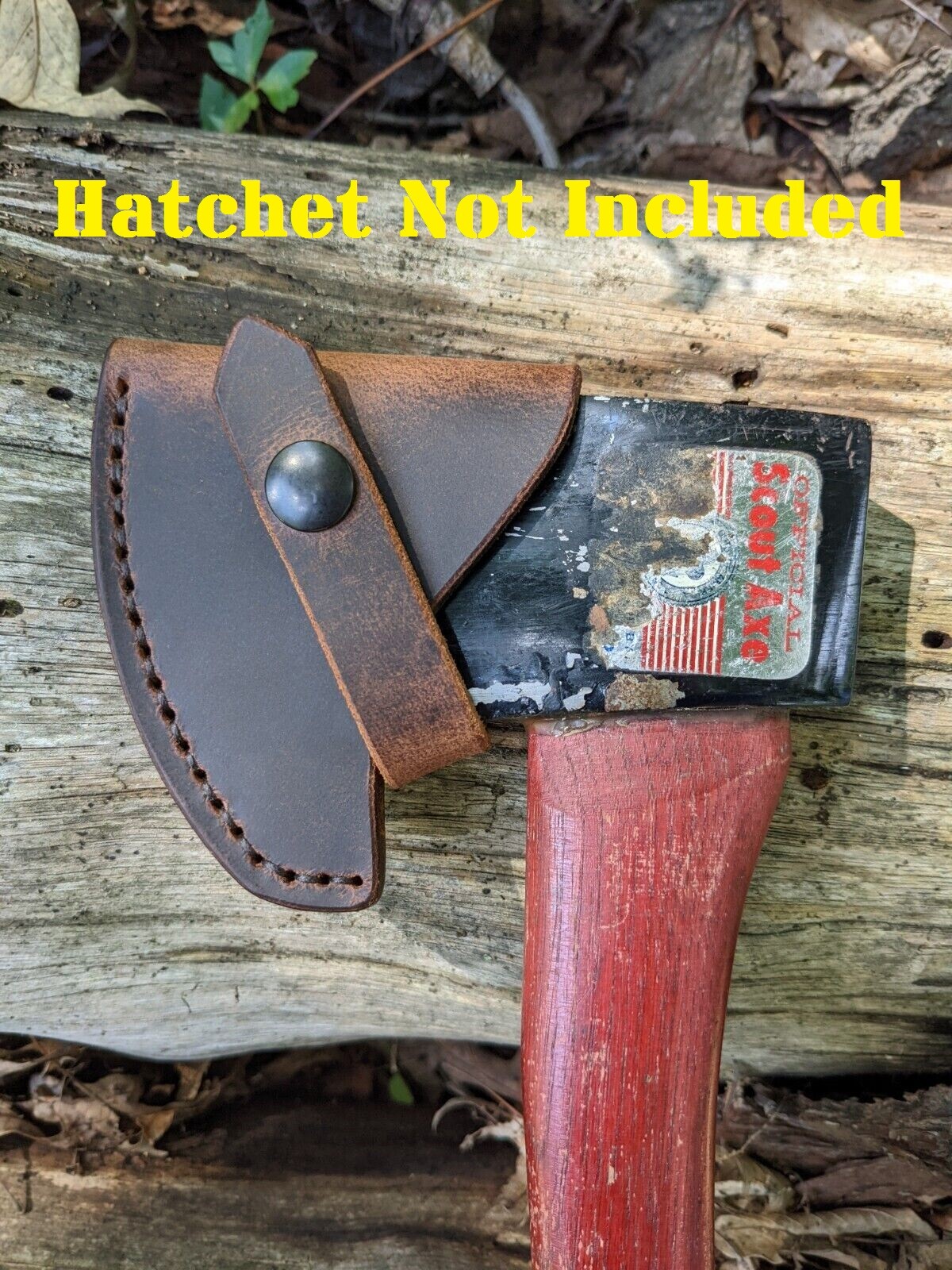 Plumb 1962-72 Boy Scout Hatchet Leather Sheath Mask (Axe NOT Included) Plumb 1962-72 Boy Scout Hatchet Leather Sheath Mask (Axe NOT Included)