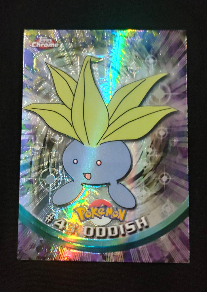Topps 1999 Topps Chrome TV Animation Oddish #43 Spectra-Chrome Parallel