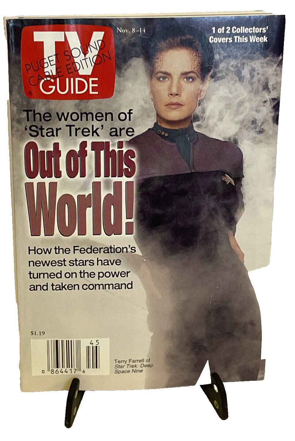 TV Guide Women of Star Trek November 8-14 1997 Puget Sound Cable Ed. Farrell TV Guide Women of Star Trek November 8-14 1997 Puget Sound Cable Ed. Farrell