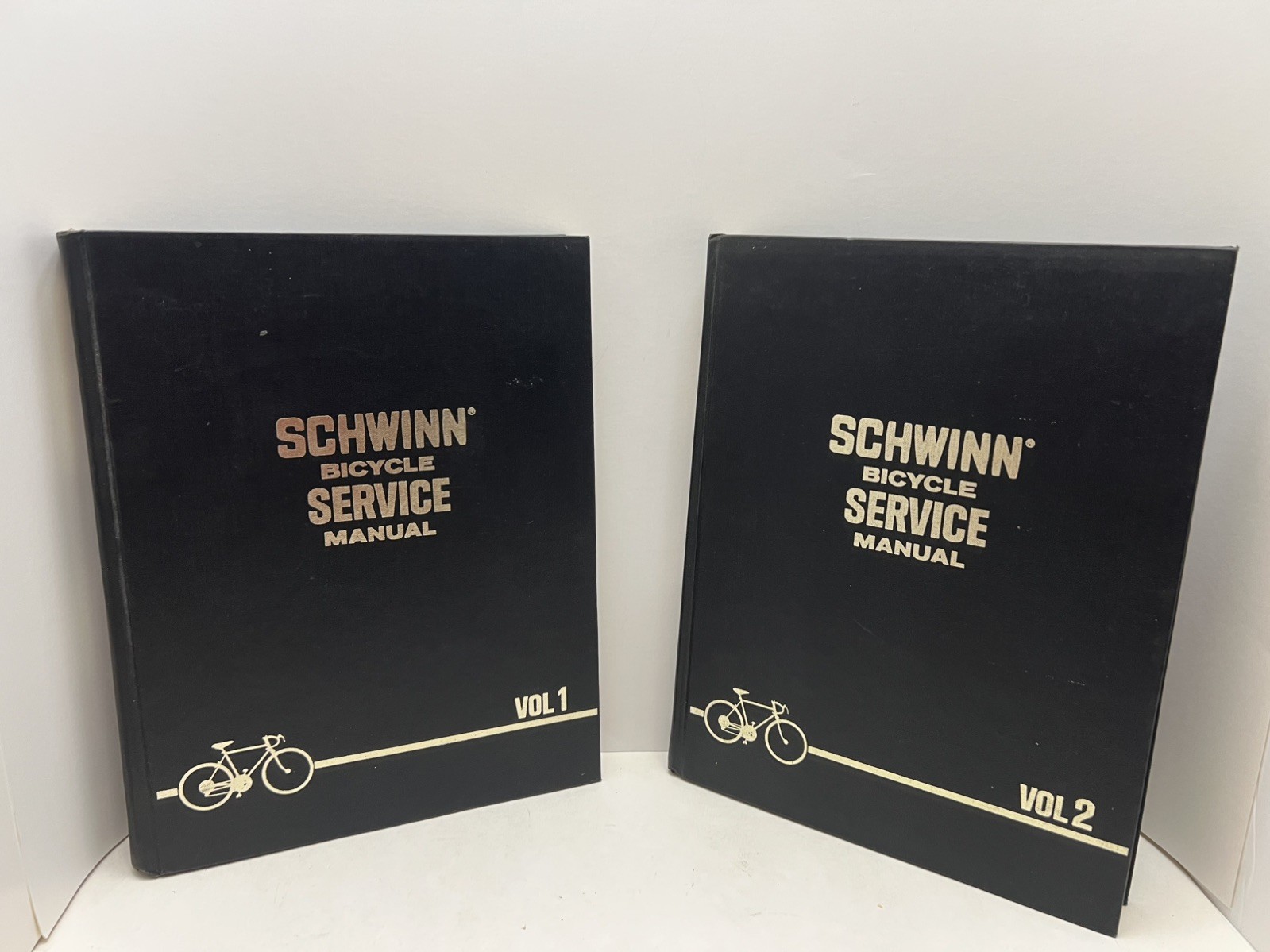 Vintage 1969-72 SCHWINN Bicycle Service Manuals Vol. 1 & 2 • Hardcover MINT Vintage 1969-72 SCHWINN Bicycle Service Manuals Vol. 1 & 2 • Hardcover MINT