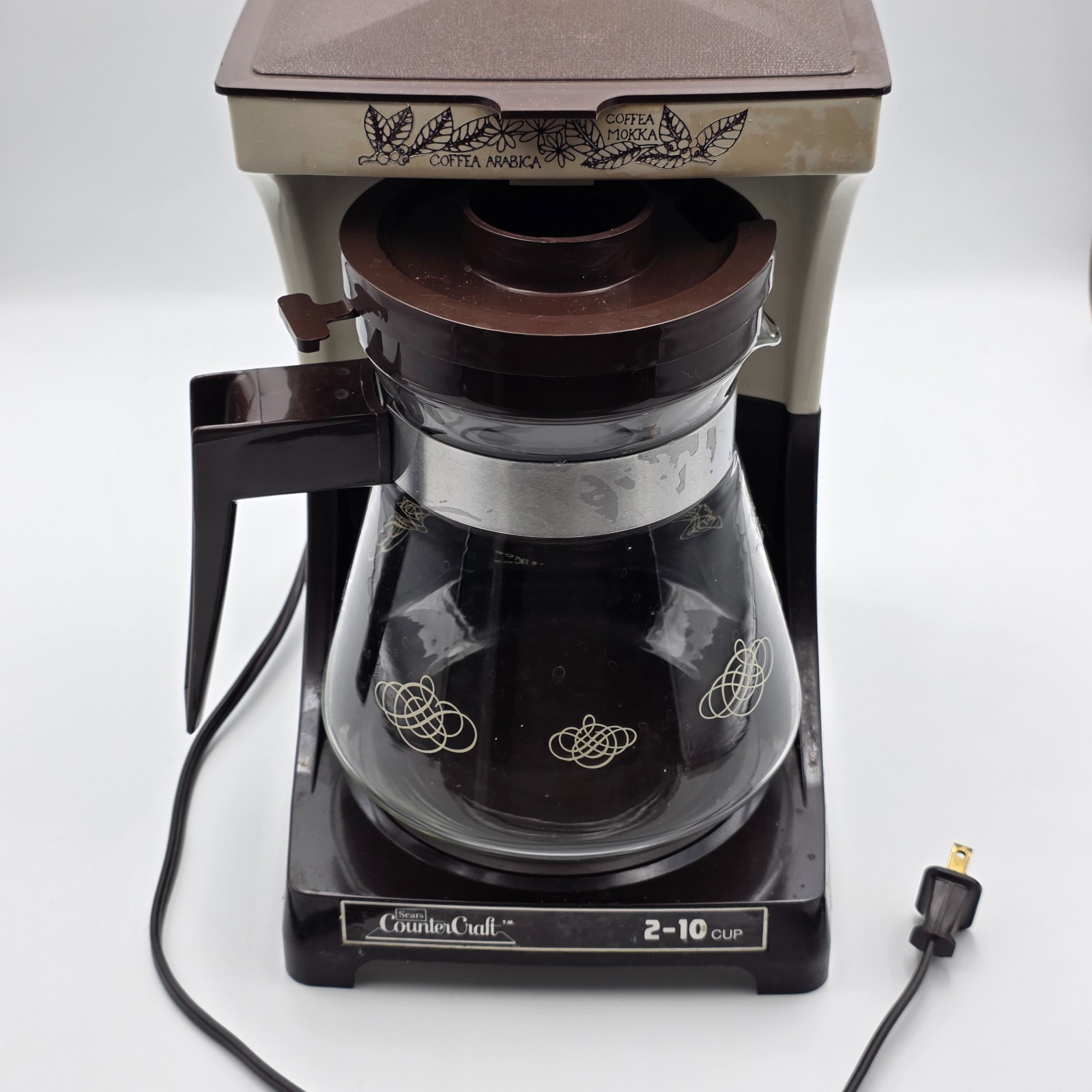 Vintage Sears Counter Craft Coffee Maker 165.671191 10 Cup Drip Tested Works Vintage Sears Counter Craft Coffee Maker 165.671191 10 Cup Drip Tested Works