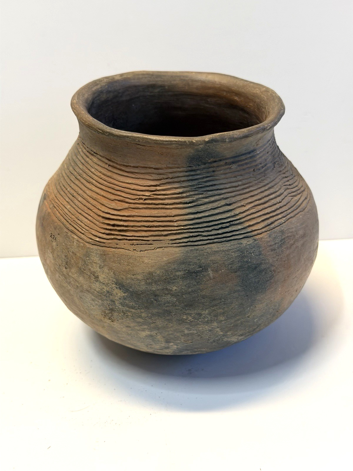 Ancient Archaic Native American Indian Caddoan Pottery Vessel Bowl