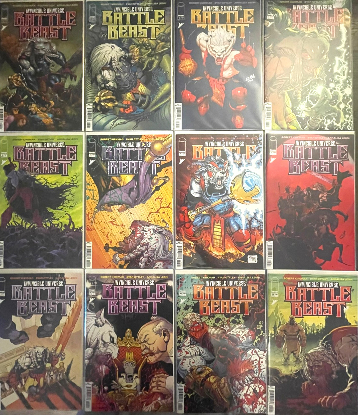 Invincible Universe: Battle Beast #1-12 Complete Set 1st Prints M/NM Image Lot Invincible Universe: Battle Beast #1-12 Complete Set 1st Prints M/NM Image Lot