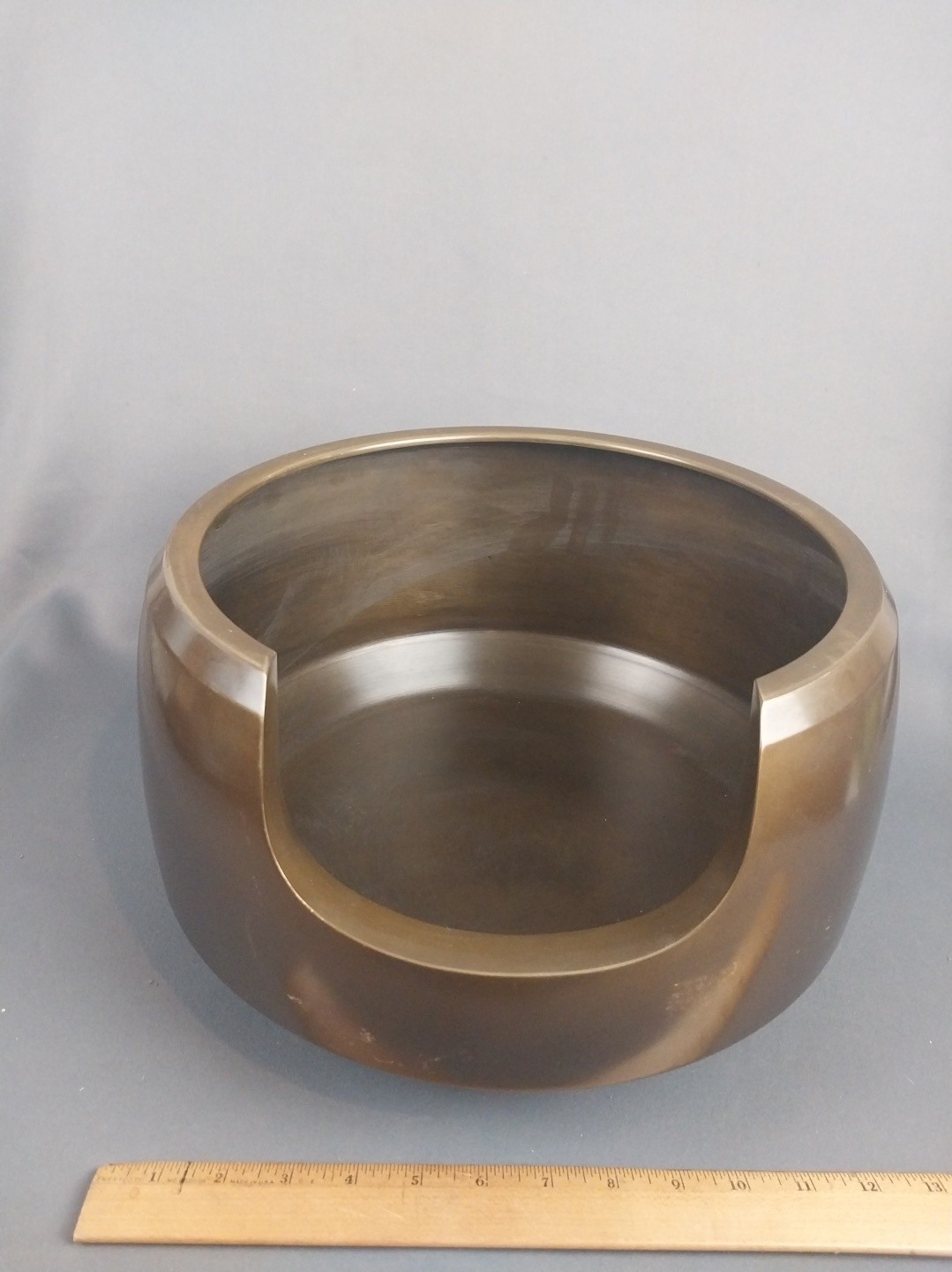 Vtg Japanese Bronzed Doan-Buro 12 1/2\