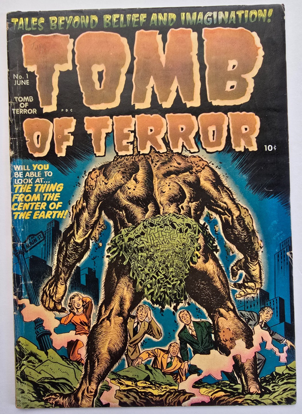 TOMB OF TERROR #1 VG 4.0 HARVEY 1952 BOB POWELL ART PRECODE HORROR GOLDEN AGE TOMB OF TERROR #1 VG 4.0 HARVEY 1952 BOB POWELL ART PRECODE HORROR GOLDEN AGE