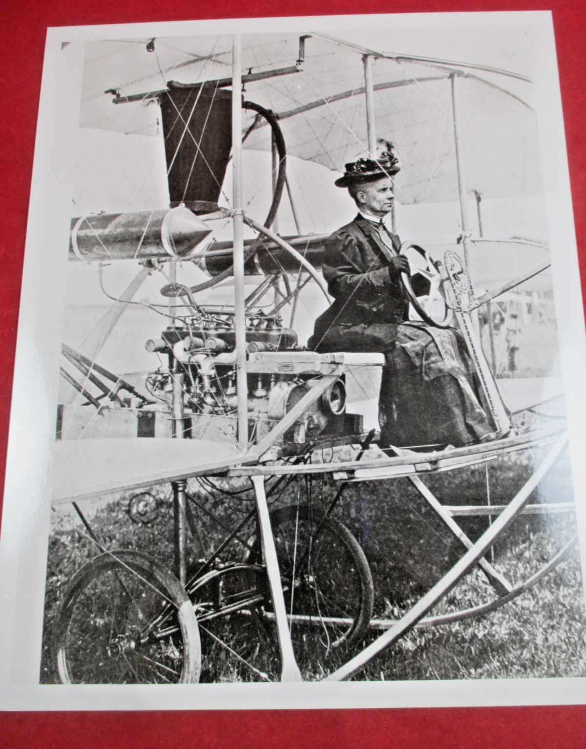 Vintage Photo 8x10 EMMA LILIAN TODD First aircraft built by Woman 1910 Vintage Photo 8x10 EMMA LILIAN TODD First aircraft built by Woman 1910