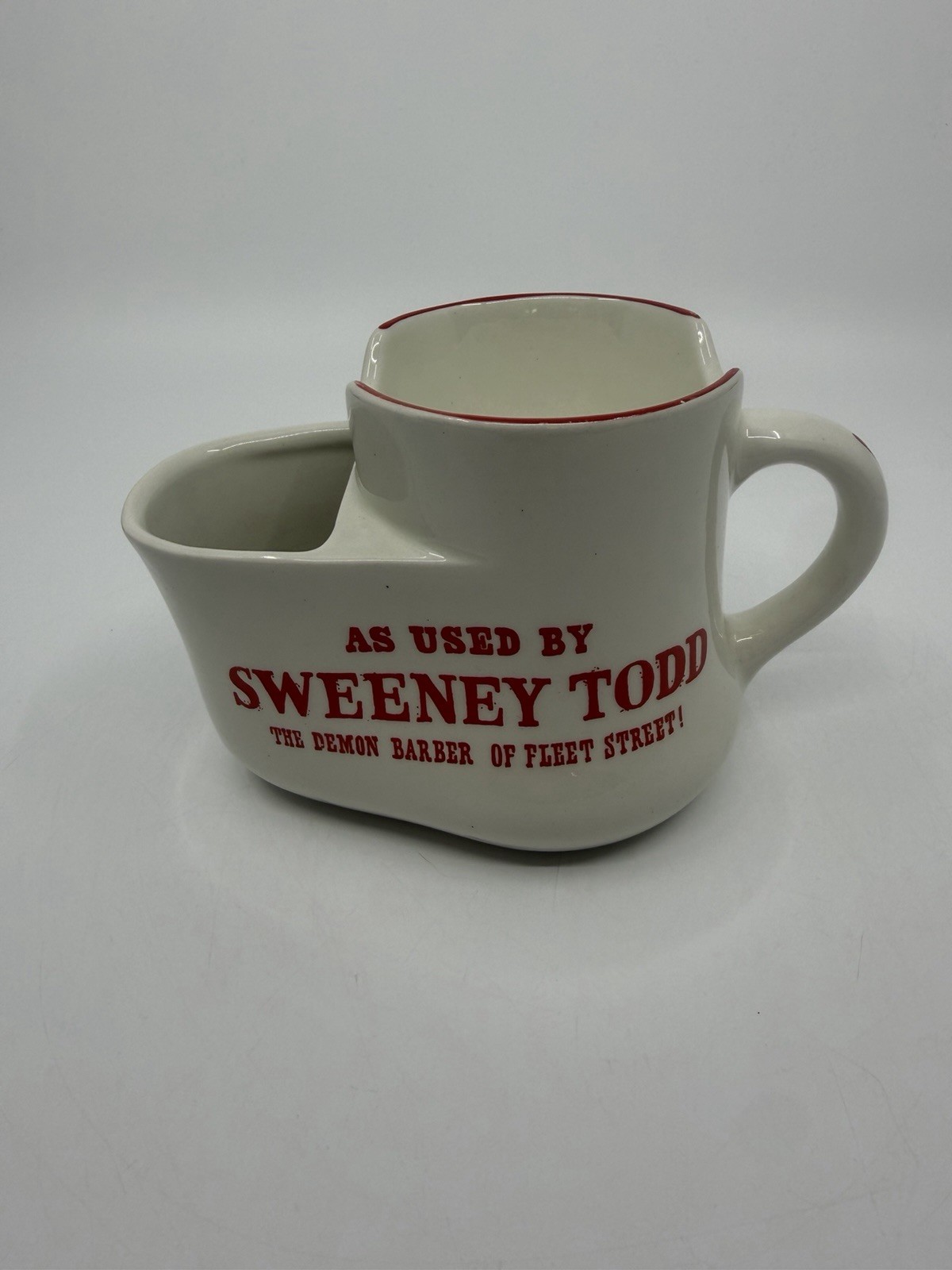 Vintage 1981 Burleigh Ironstone Sweeney Todd Shaving Scuttle Mug England