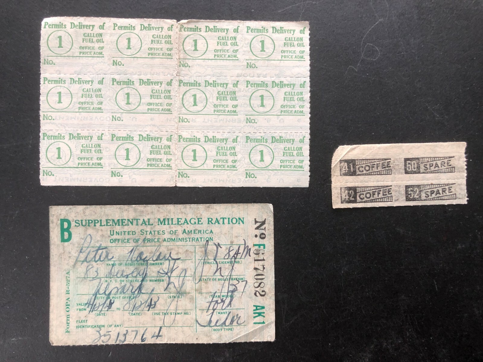 WWII Old Vint 1943 WWII Old Vint 1943