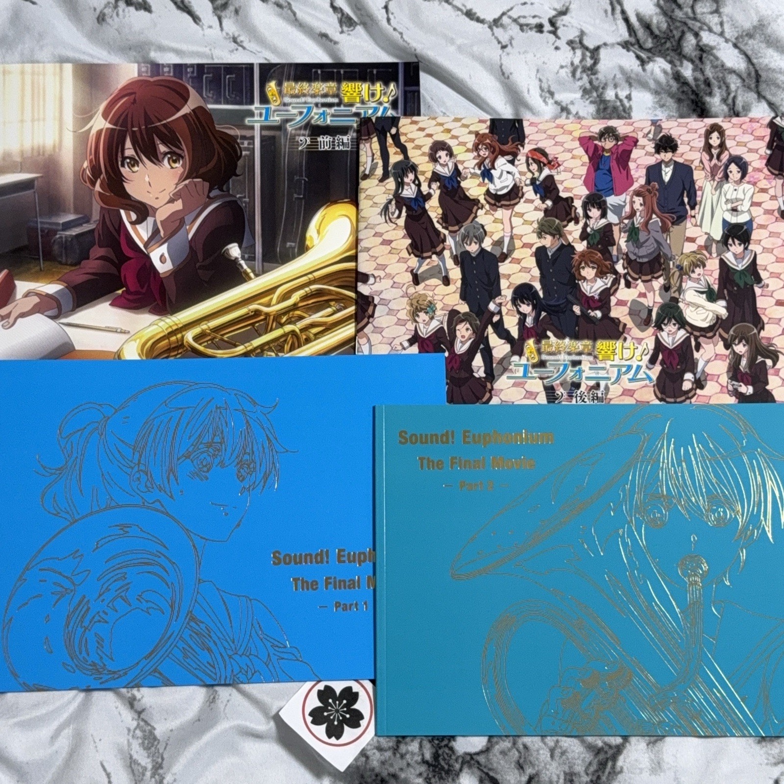 Sound Euphonium Final Movie Part 1 & 2 Pamphlet Deluxe Edition Set Japan