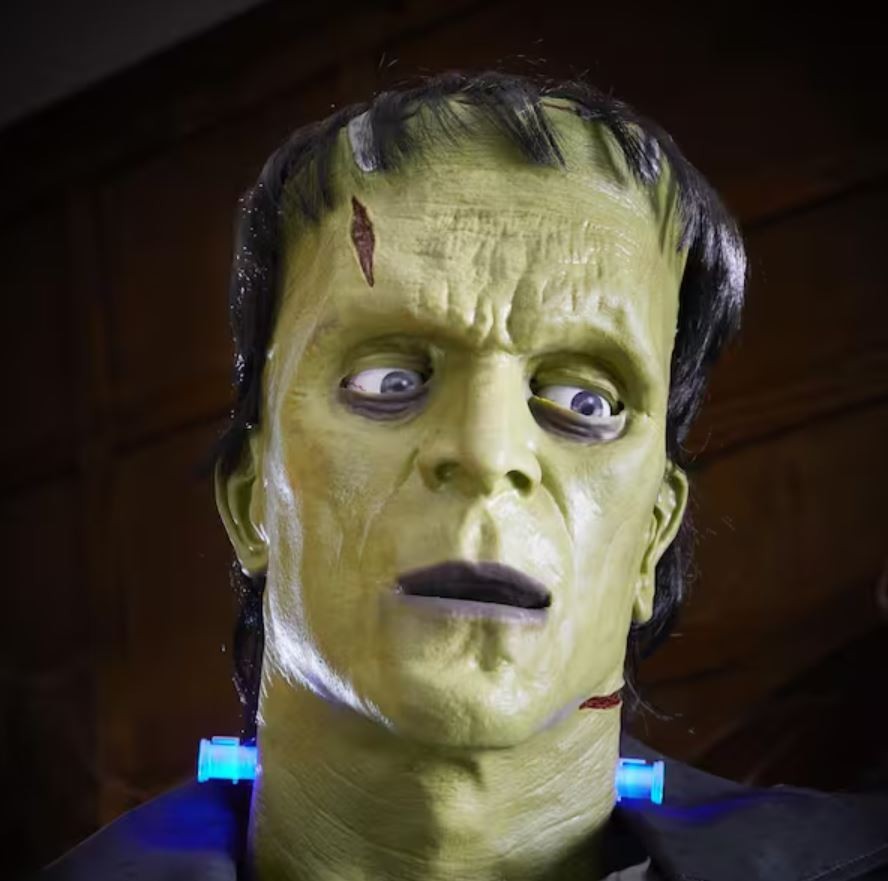 7 FT ANIMATED LED FRANKENSTEIN MONSTER HALLOWEEN ANIMATRONIC PROP 7 FT ANIMATED LED FRANKENSTEIN MONSTER HALLOWEEN ANIMATRONIC PROP