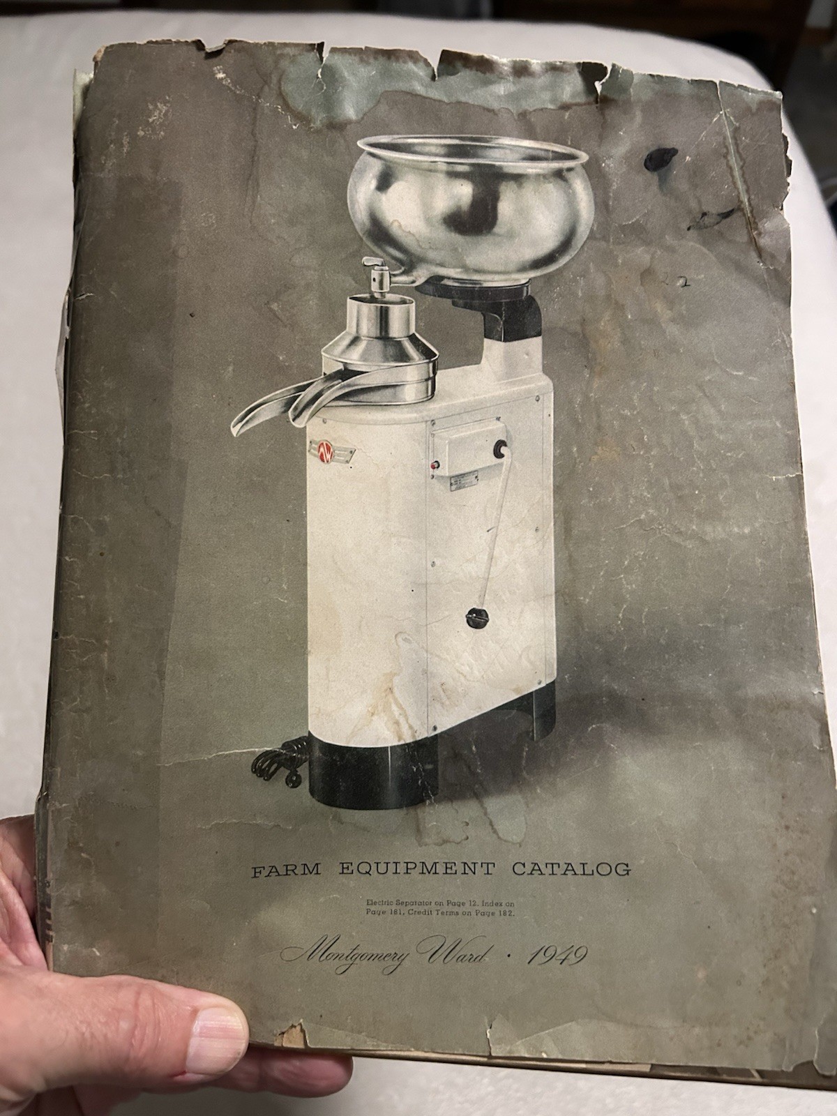 Montgomery Ward 1949 Farm Equipment Catalog agriculture dairy cattle poultry