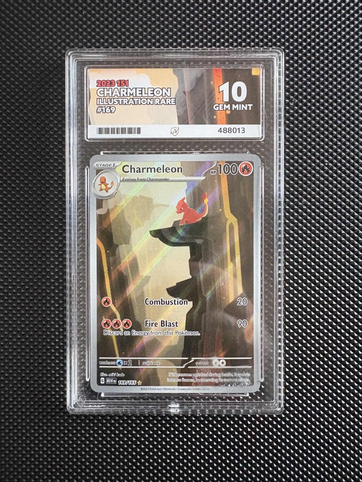 Pokemon Charmeleon 169/165 Scarlet & Violet 151 Holo English - ACE 10 Pokemon Charmeleon 169/165 Scarlet & Violet 151 Holo English - ACE 10