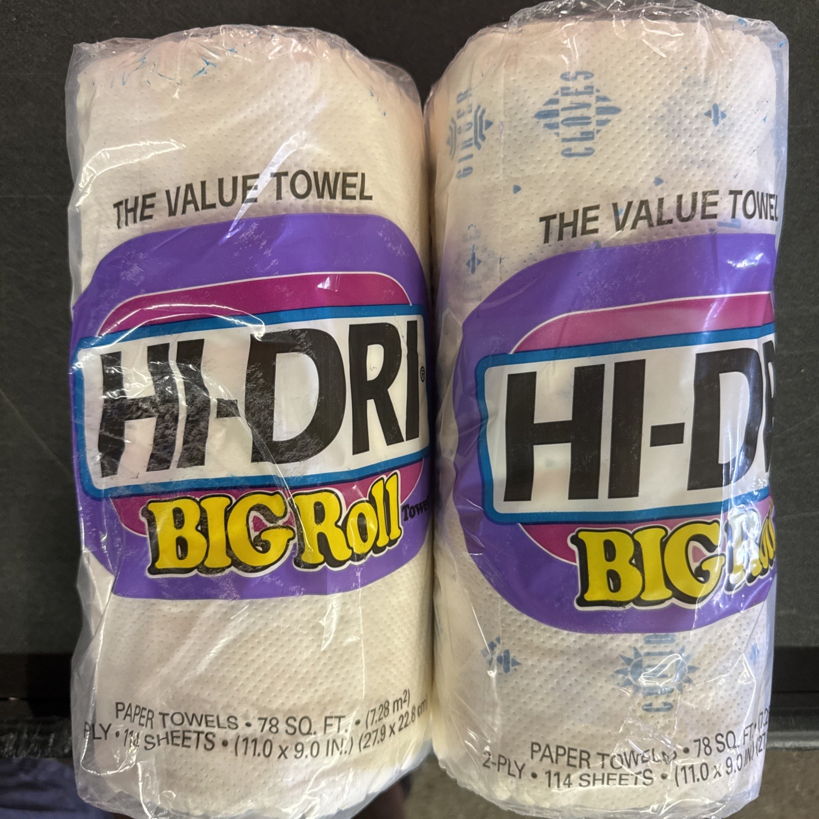 Hard Drive Paper Towel Big Rolls Vintage New Package Never Opened