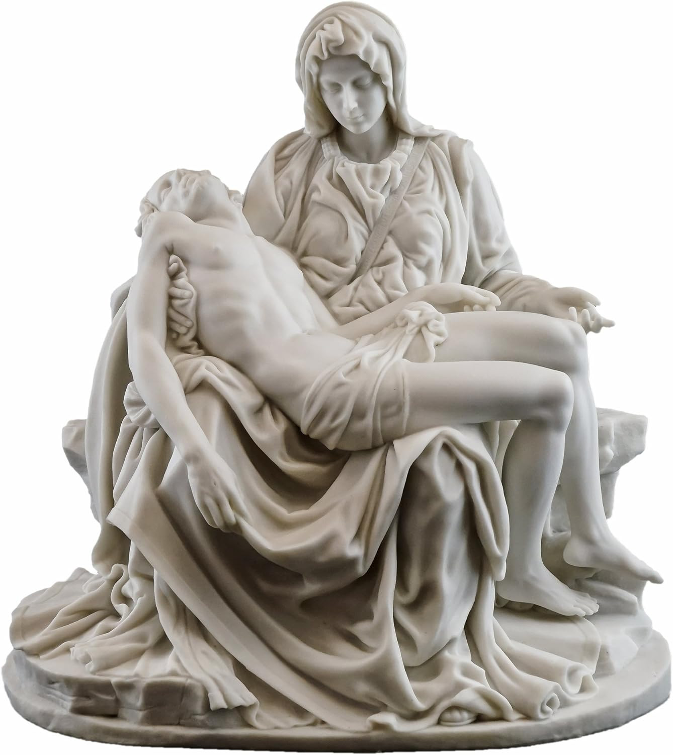 La Pietà by Michelangelo – 10” Museum Grade Cold-Cast Marble Replica Statue