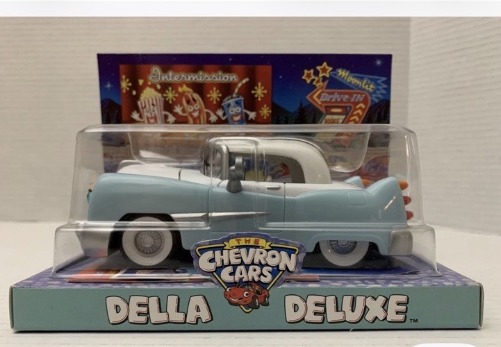  Vintage 2001 THE CHEVRON CARS Collectible Della Deluxe NEW IN BOX NIB