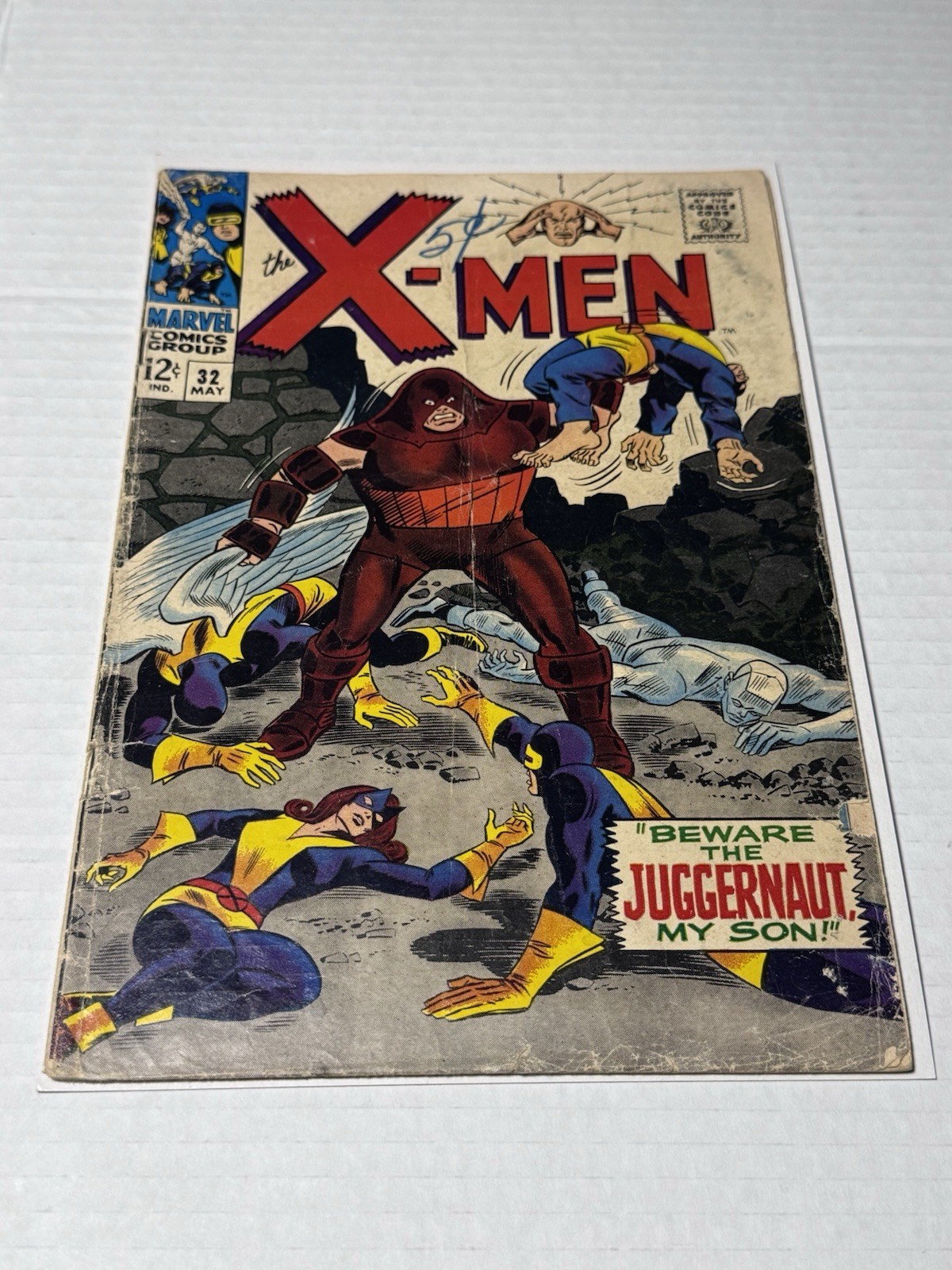The X-Men #32 (Marvel Comics 1967) Beware the Juggernaut, My Son
