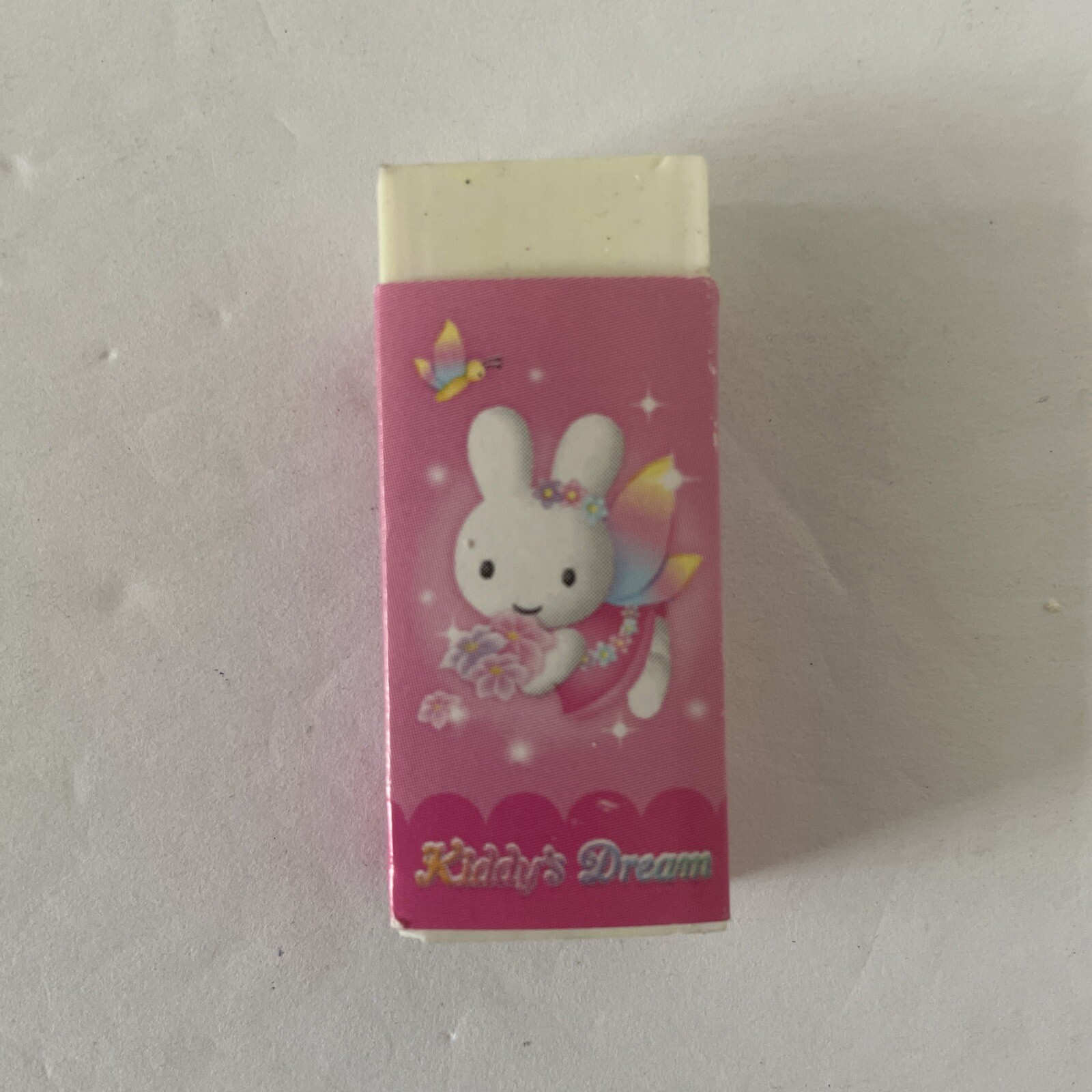 Vintage Young Art Kiddy’s Dream Bunny Angel 2001 Eraser