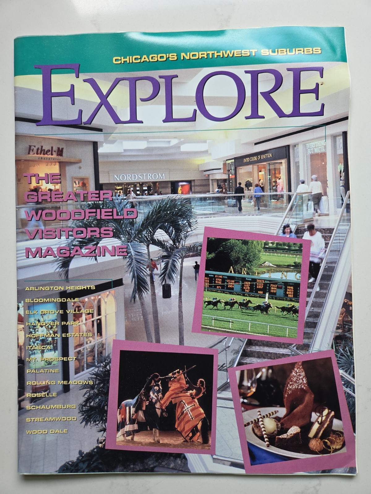 Vtg 90's Chicago's Northwest Suburbs Schaumburg IL Magazine Ad Woodfield Mall Vtg 90's Chicago's Northwest Suburbs Schaumburg IL Magazine Ad Woodfield Mall