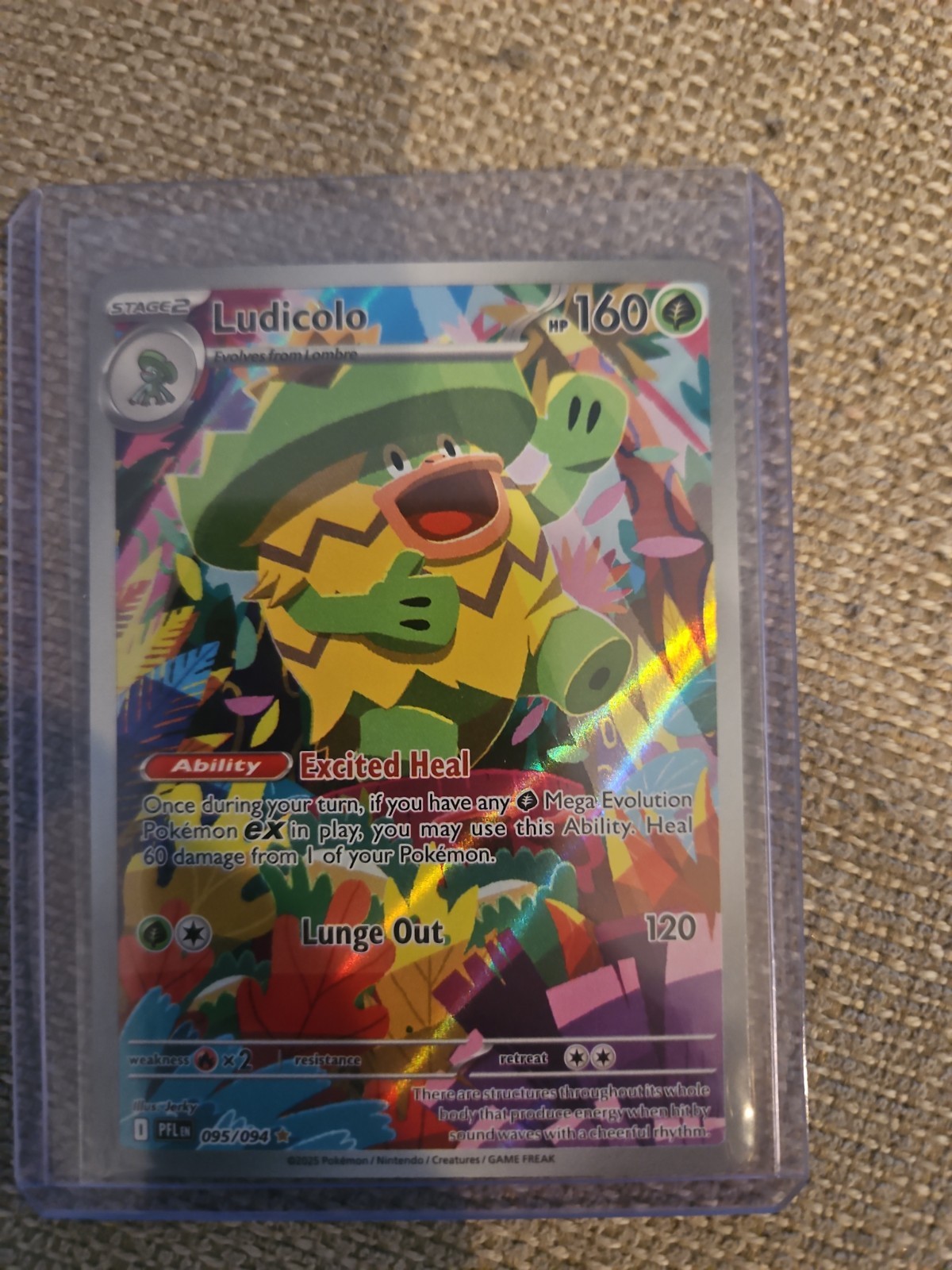 2025 Phantasmal Flames Ludicolo 095/094 2025 Phantasmal Flames Ludicolo 095/094