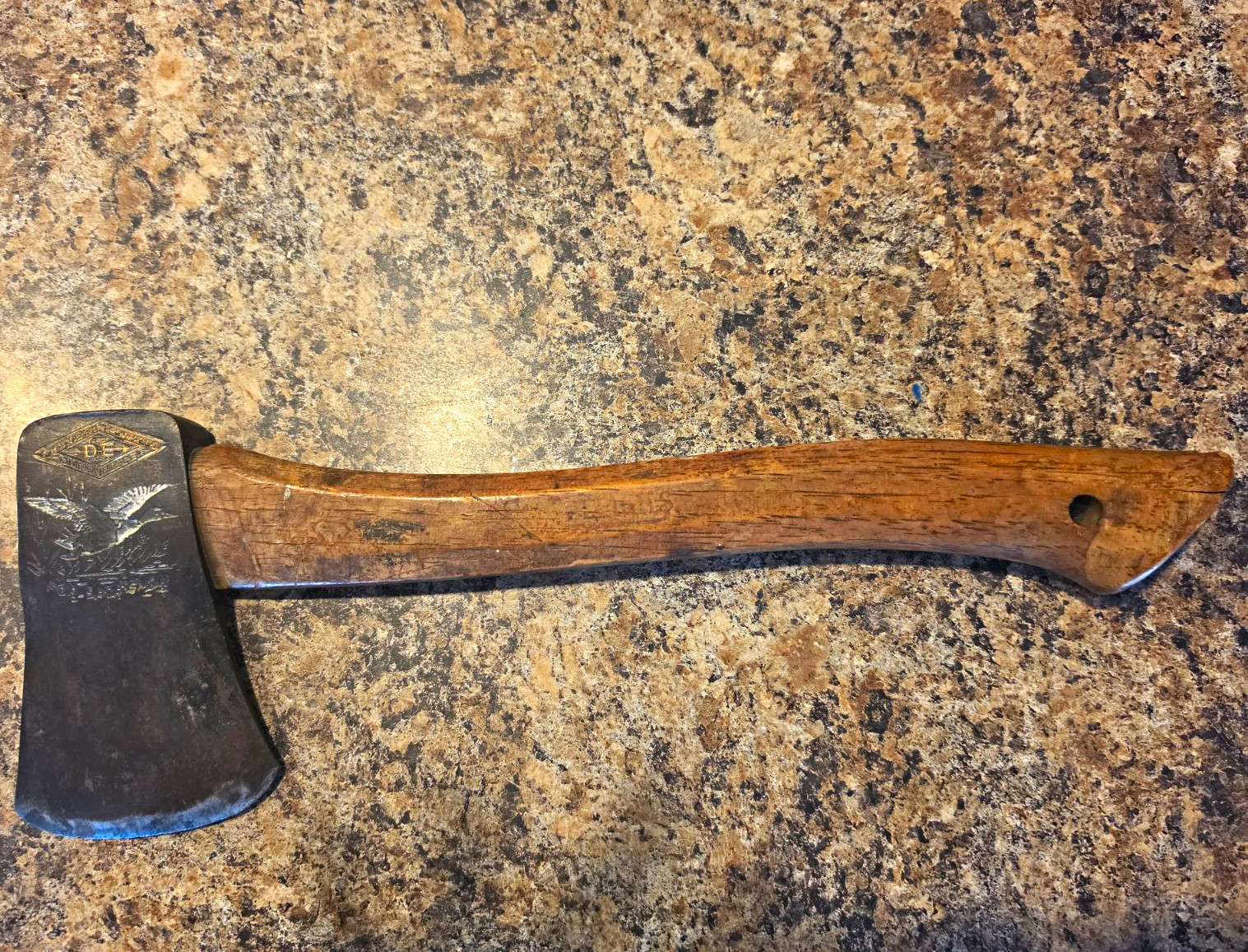Rare Vintage Shapleigh Diamond Edge For Sportsmen Axe Hatchet Embossed Mallard