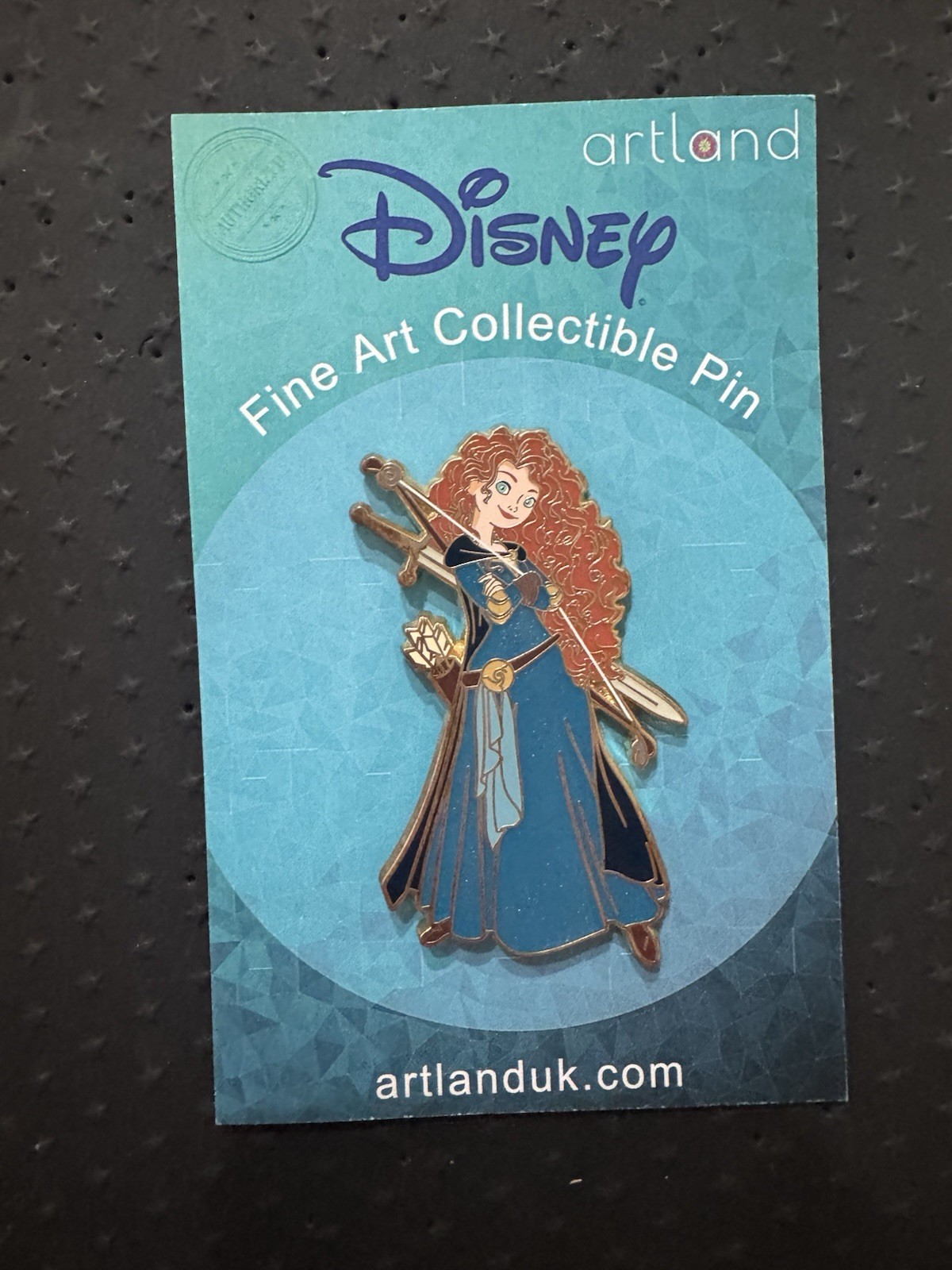 Disney Artland UK Merida of Dunbroch Pin PP le 20 Pre-Production Brave rare 