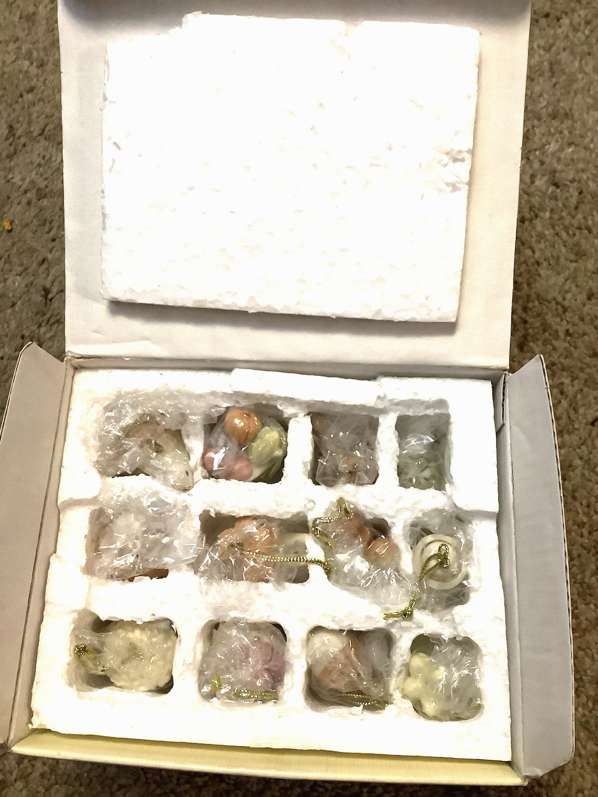LENOX AUTUMN DELIGHTS 12 MINI ORNAMENTS FALL/AUTUMN/THANKSGIVING-New in Box