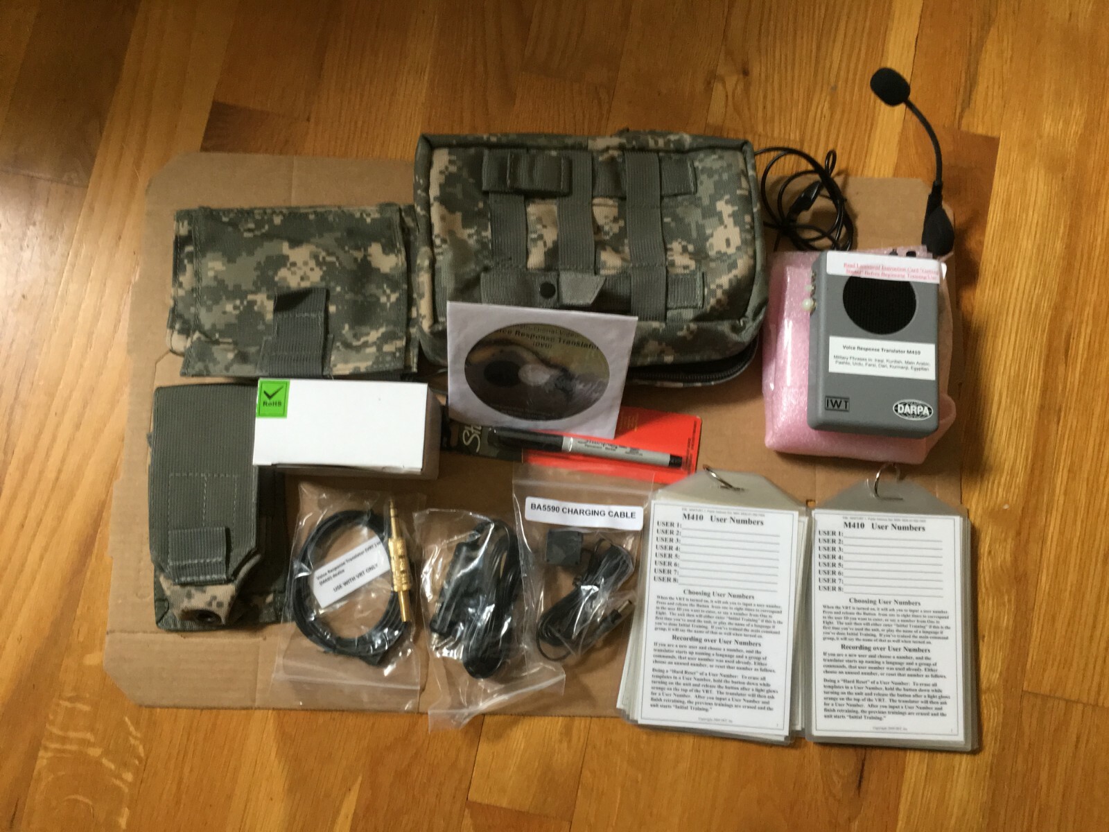 Darpa / CIA - US Army IWT Miltrans Voice Response Translator VRT - 26 Languages Darpa / CIA - US Army IWT Miltrans Voice Response Translator VRT - 26 Languages