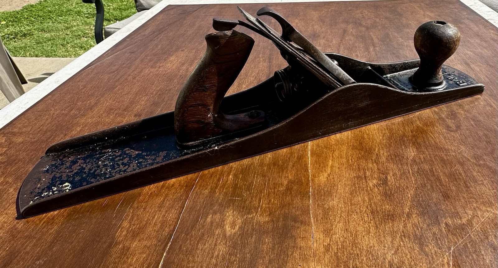 Antique Stanley Bailey No 6 Wood Plane All Original U.S. PAT APR 19-10 Antique Stanley Bailey No 6 Wood Plane All Original U.S. PAT APR 19-10