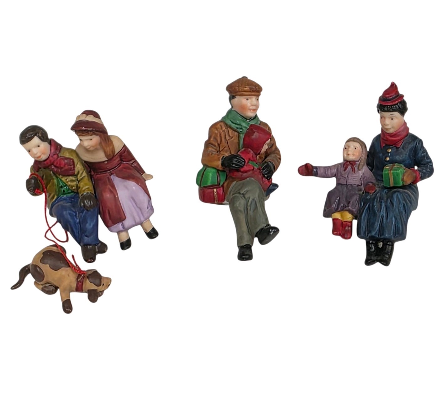 Department 56 Christmas at the Park Set of 3 5866-1 Christmas in the City w/ Box