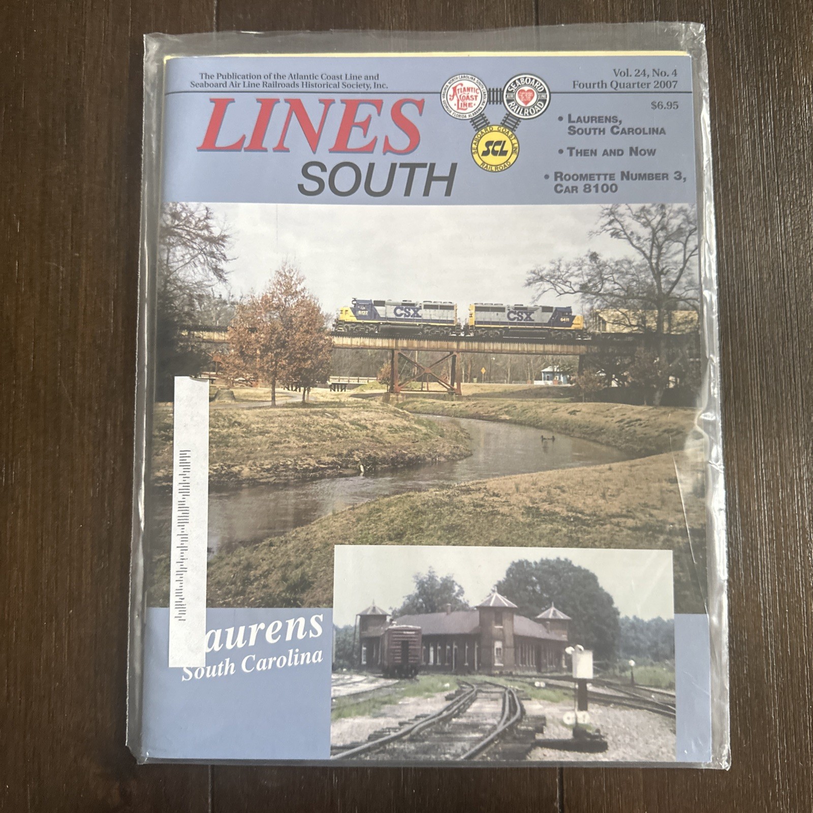 Lines South Magazine Vol. 24 No. 4 4th Quarter 2007 ACL SAL SCL Railroad Trains