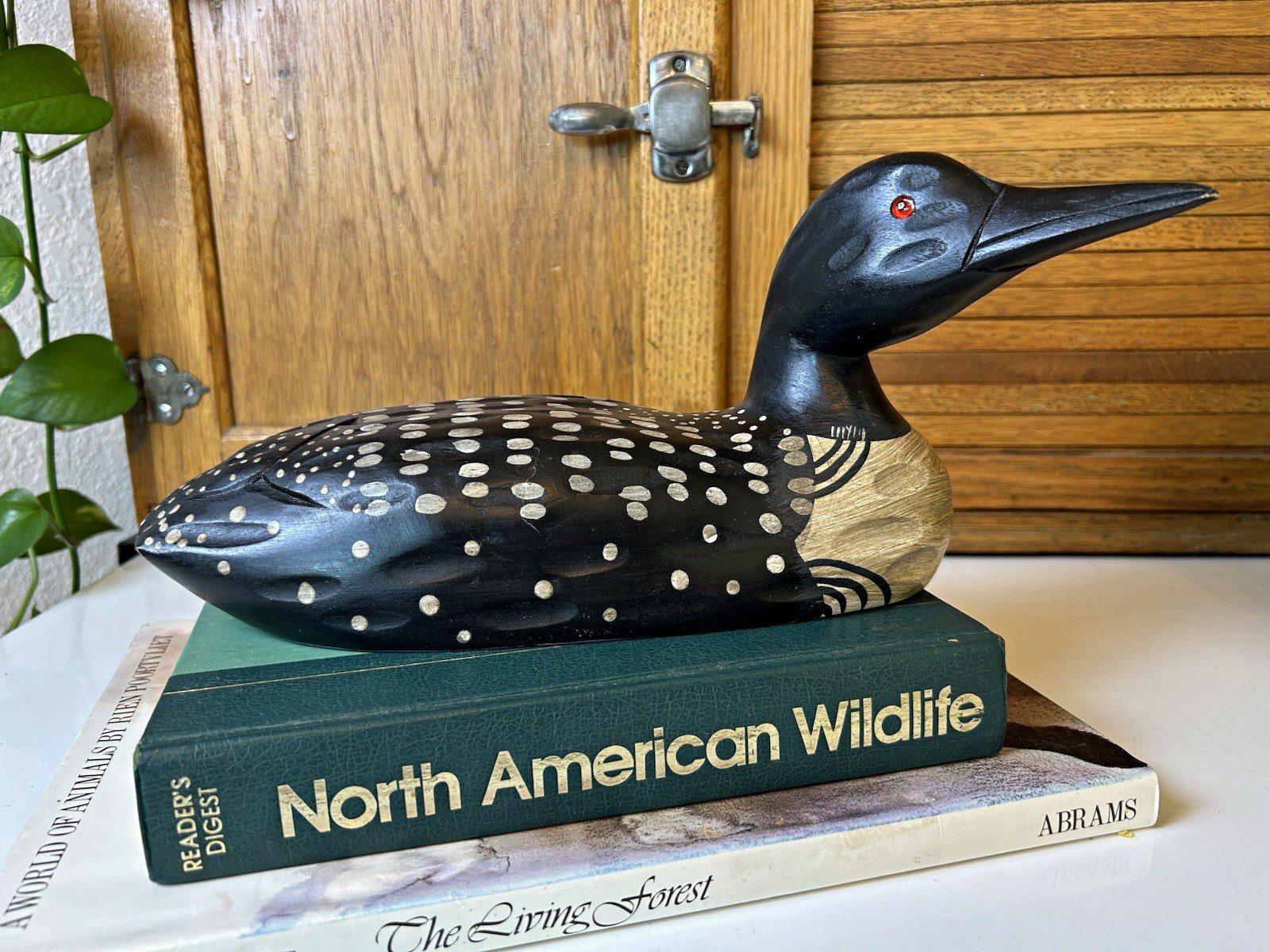 Vintage Heritage Mint Ltd Hand Carved Wood Common Loon Decoy Vintage Heritage Mint Ltd Hand Carved Wood Common Loon Decoy