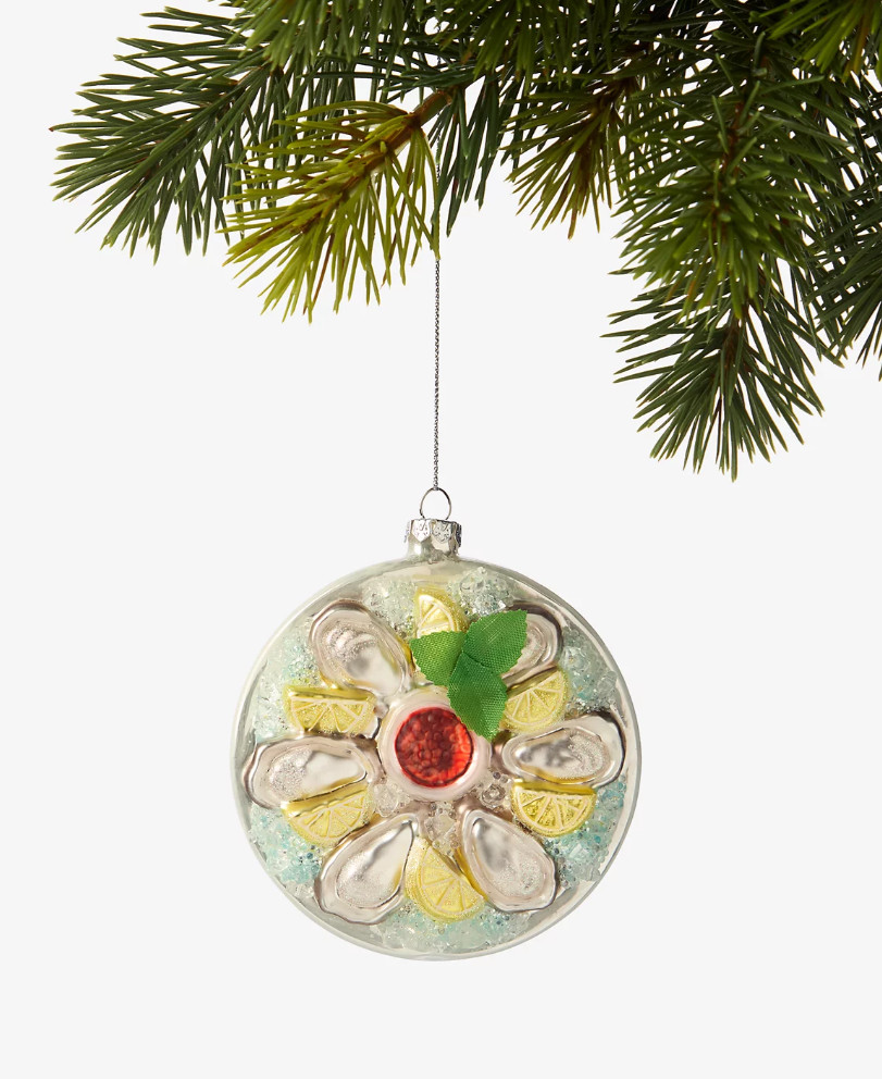 Holiday Lane Foodie Oyster Plate Ornament Macy's Exclusive Christmas Decor Holiday Lane Foodie Oyster Plate Ornament Macy's Exclusive Christmas Decor